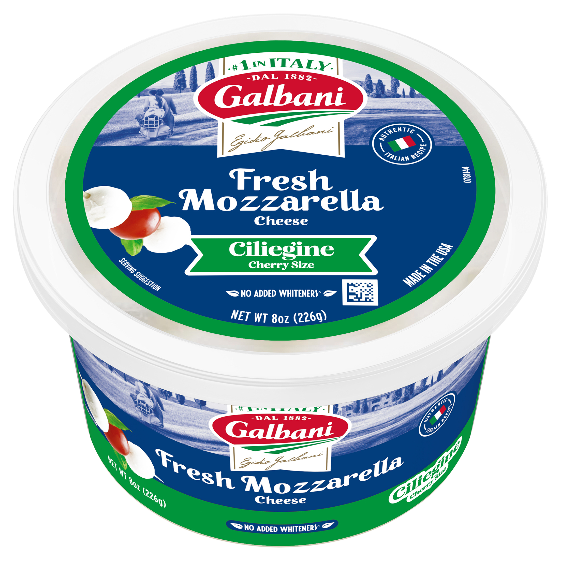 Cheese, Fresh Mozzarella, Ciliegine, Cherry Size