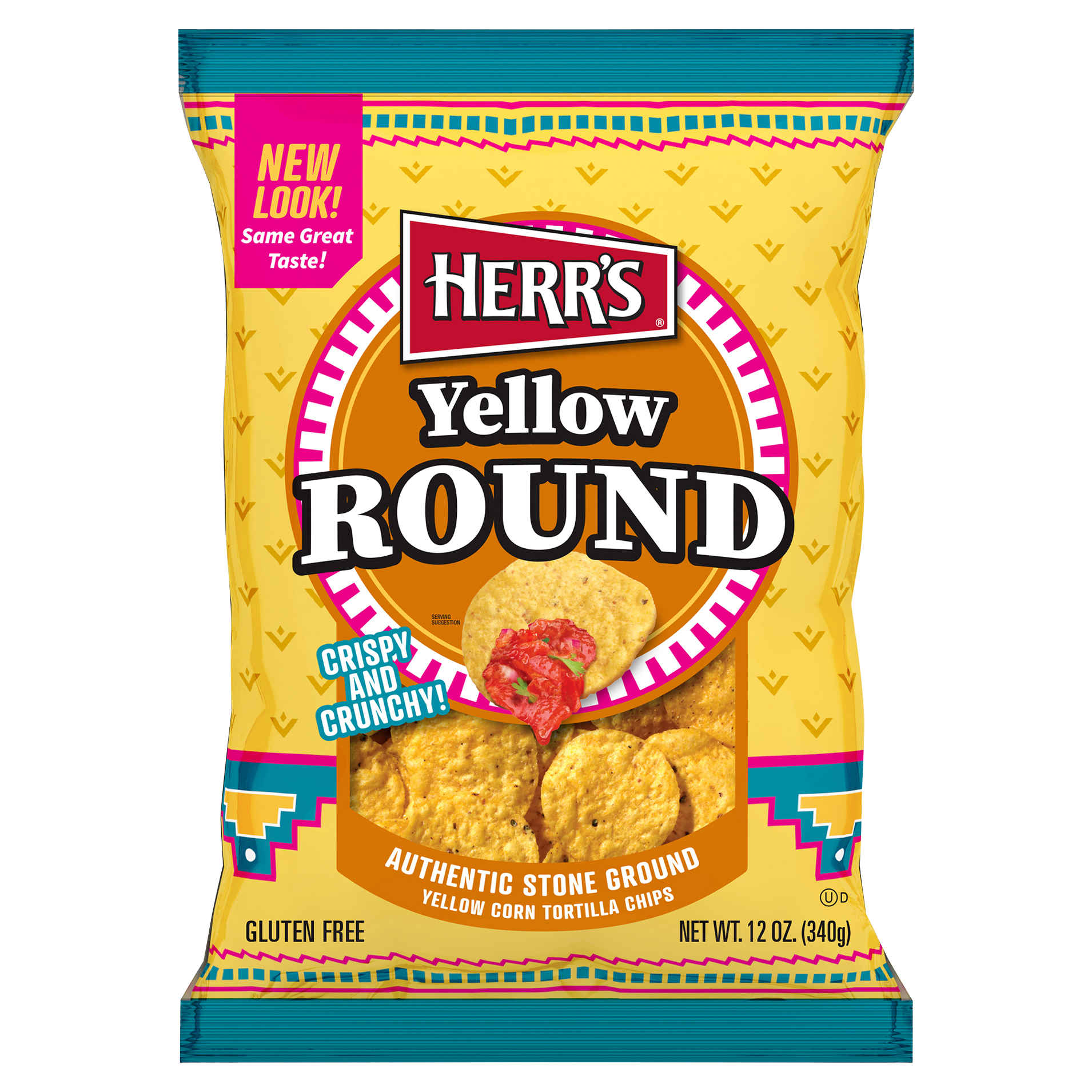 Tortilla Chips, Yellow Round