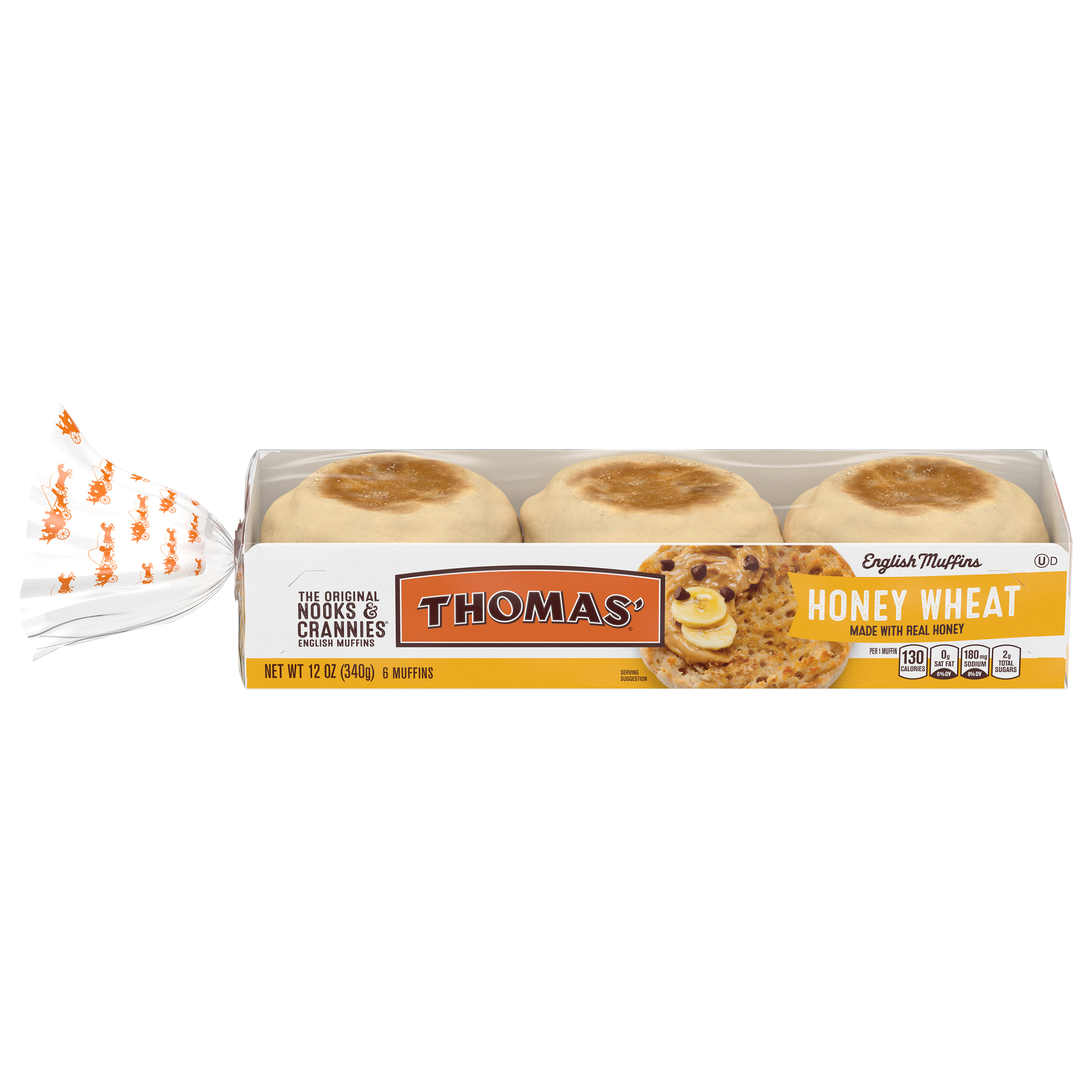 English Muffins, Honey Wheat