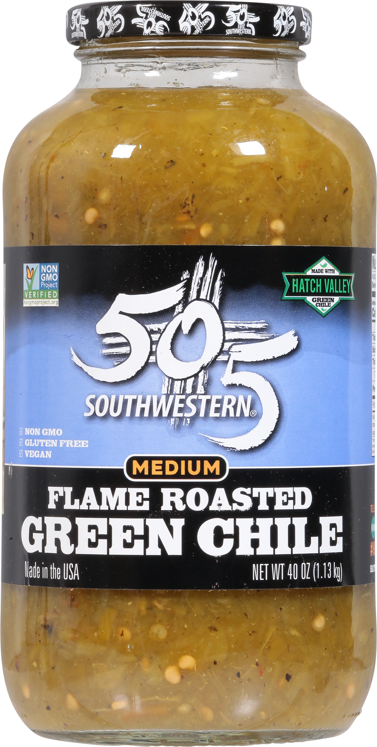 Green Chile, Flame Roasted, Medium