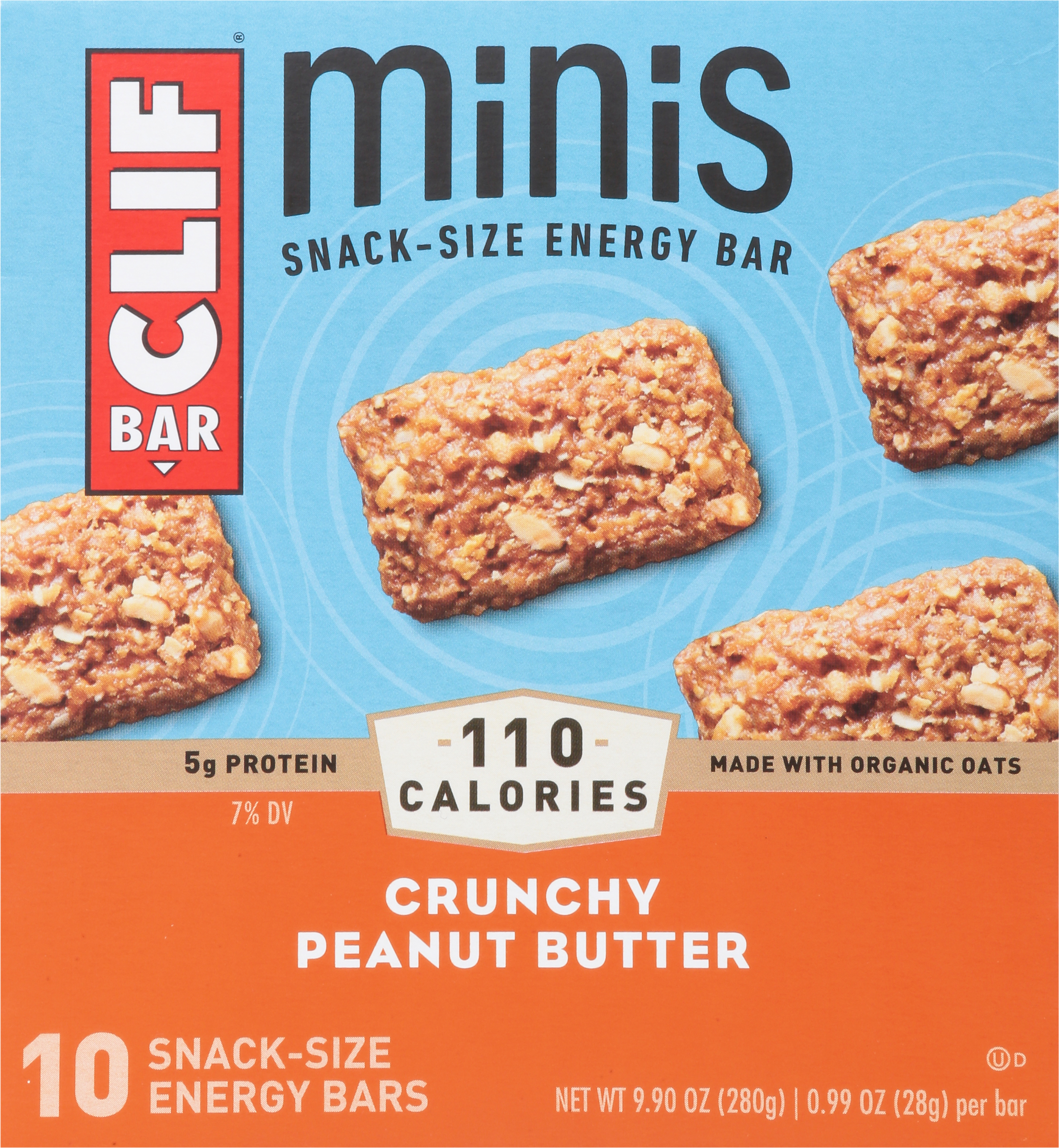 Energy Bars, Crunchy Peanut Butter, Minis, Snack-Size