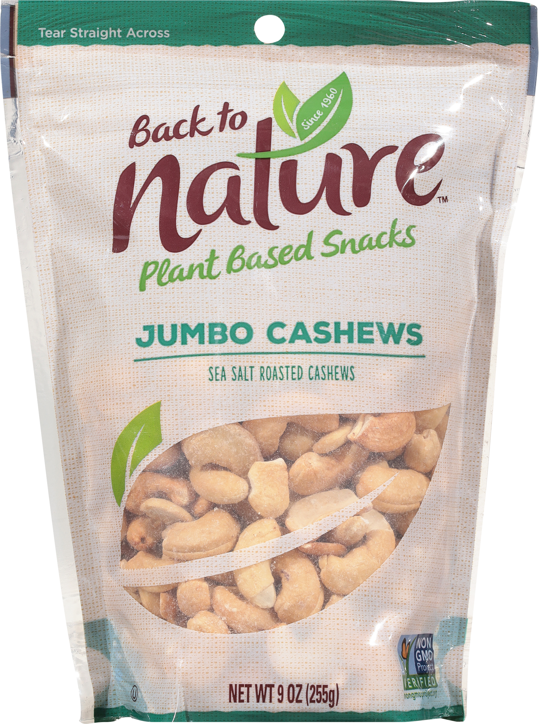 Cashews, Jumbo, Roasted, Sea Salt