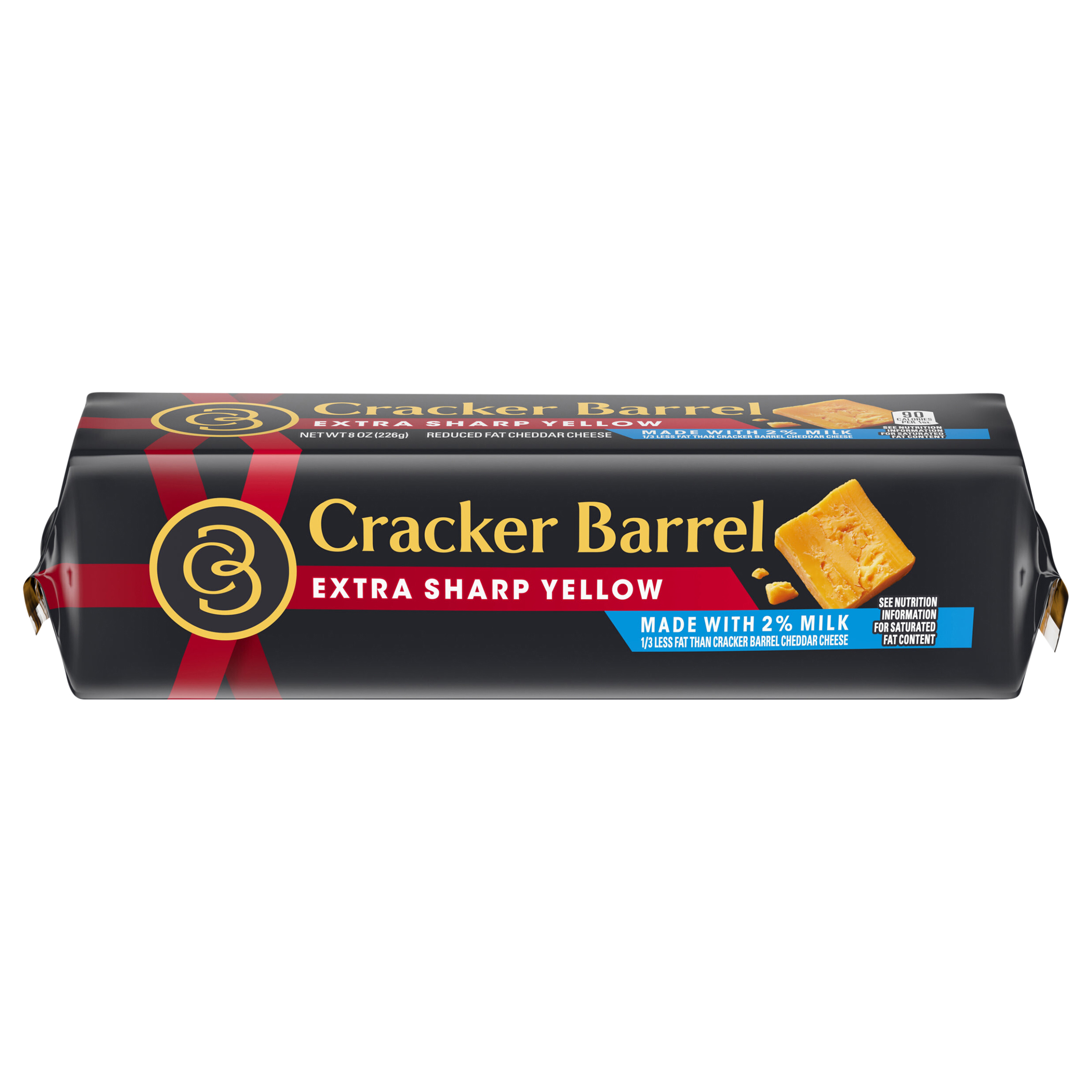 Cheese, Reduced Fat, Cheddar, Extra Sharp Yellow