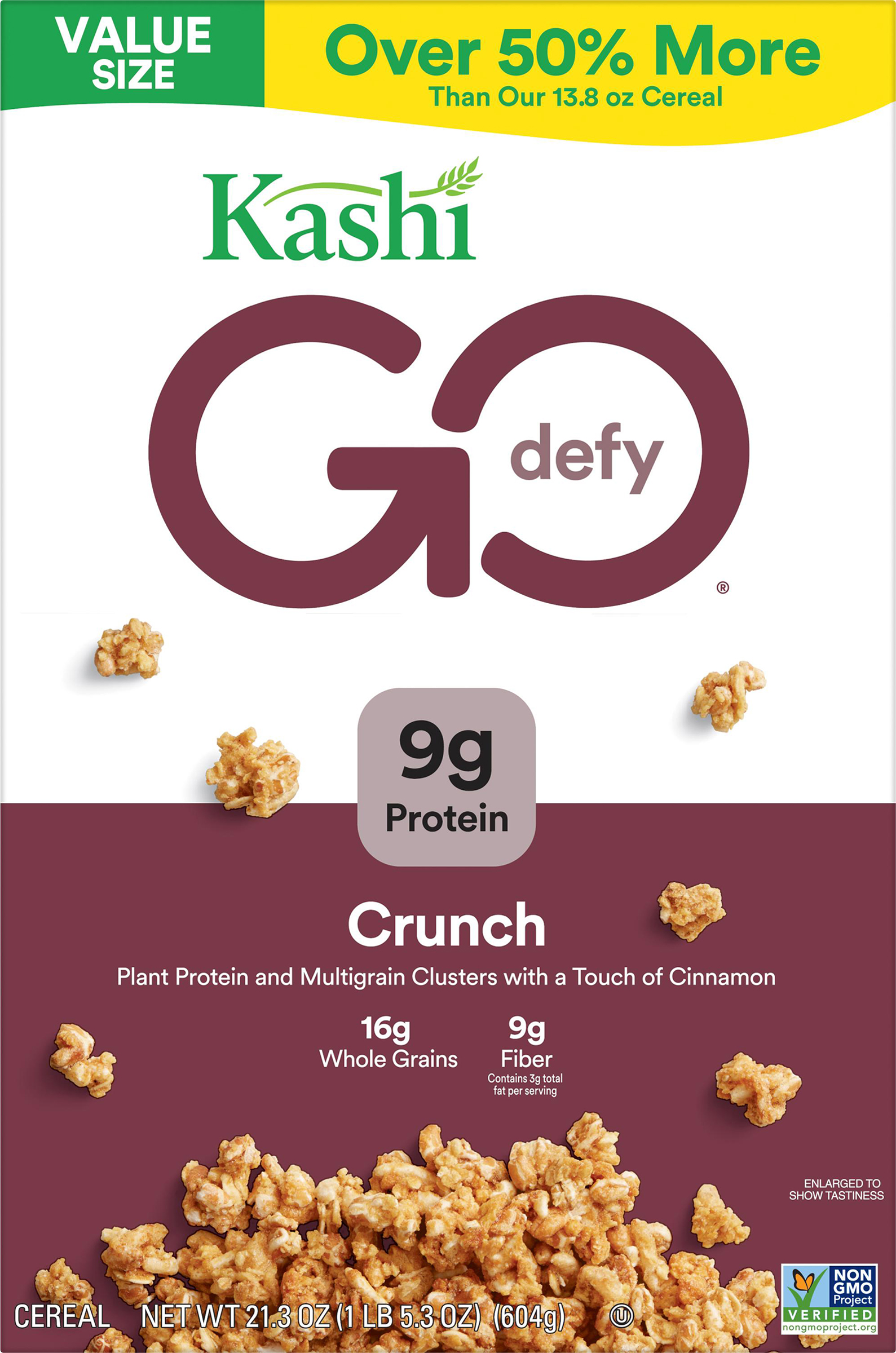 Cereal, Crunch, Defy, Value Size