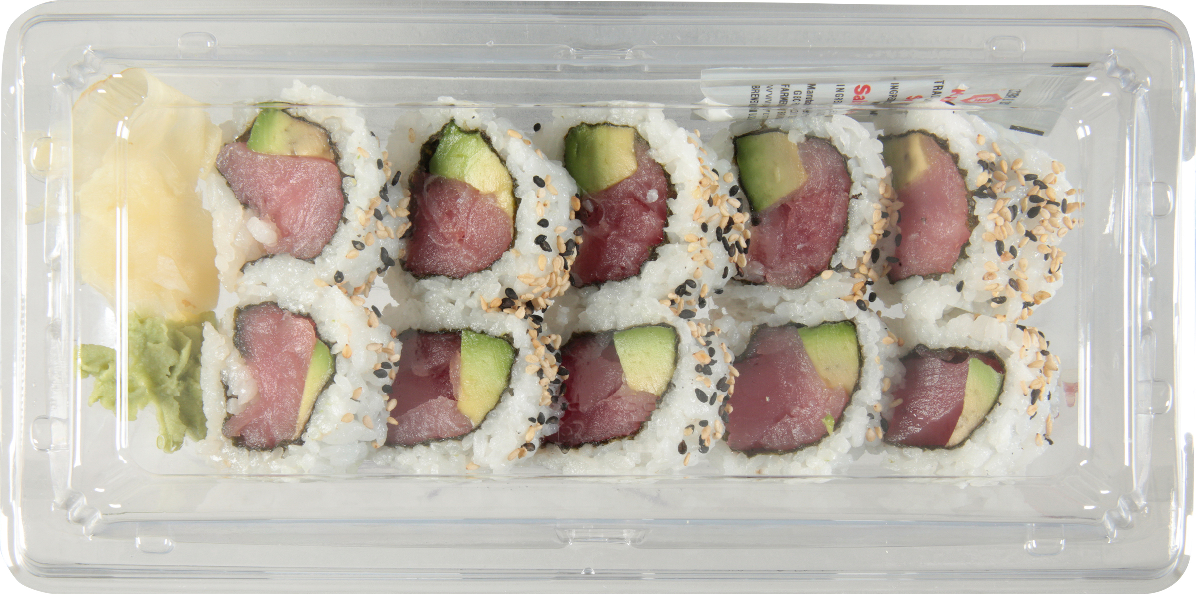 Tuna-Avocado Roll, Raw