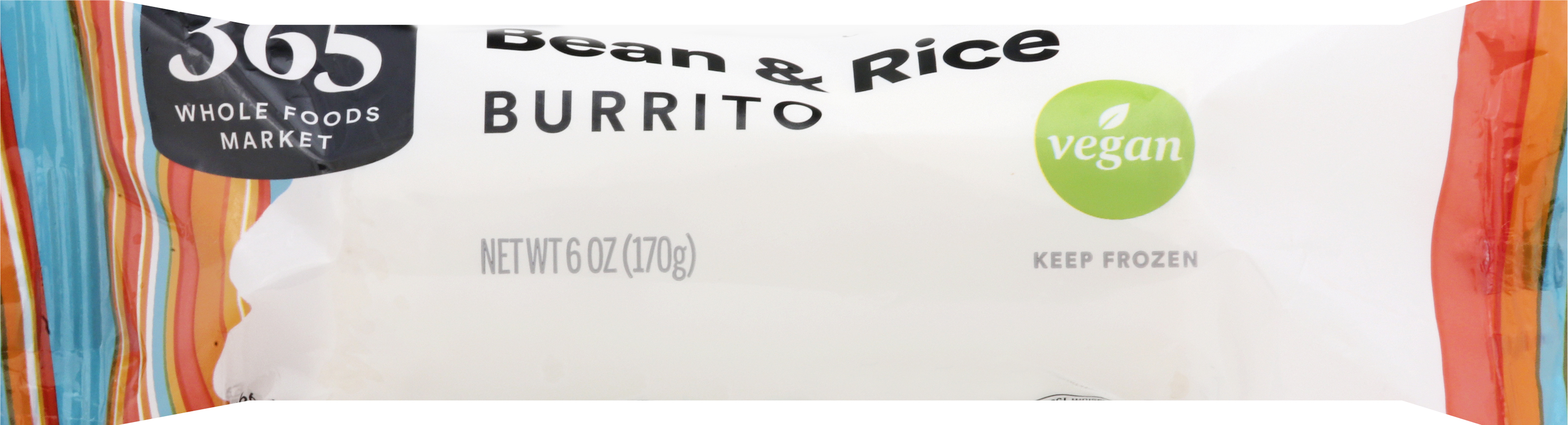 Burrito, Vegan, Bean & Rice