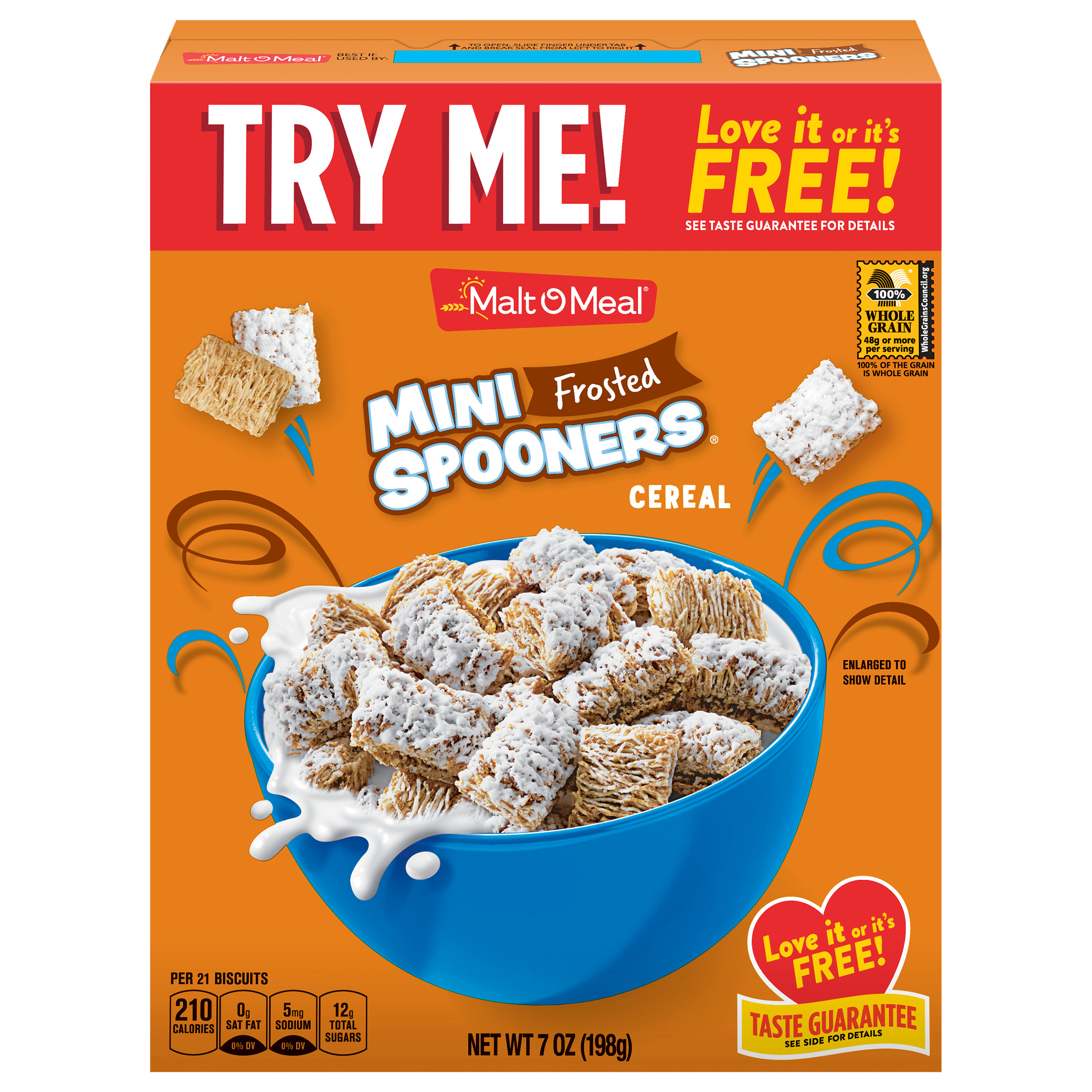 Malt O Meal Frosted Mini Spooners Cereal 7 Oz