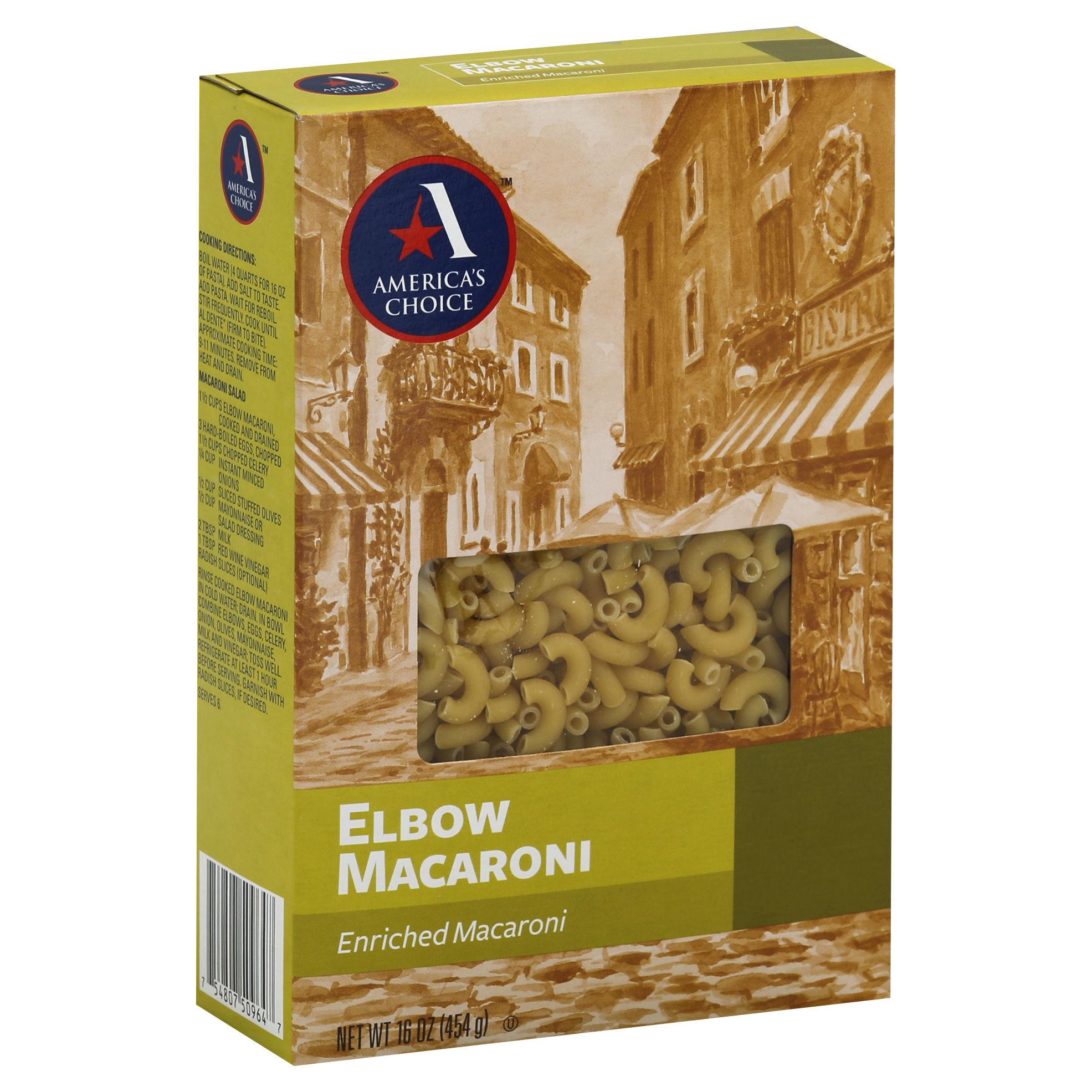 America's Choice Elbow Macaroni 16 Oz