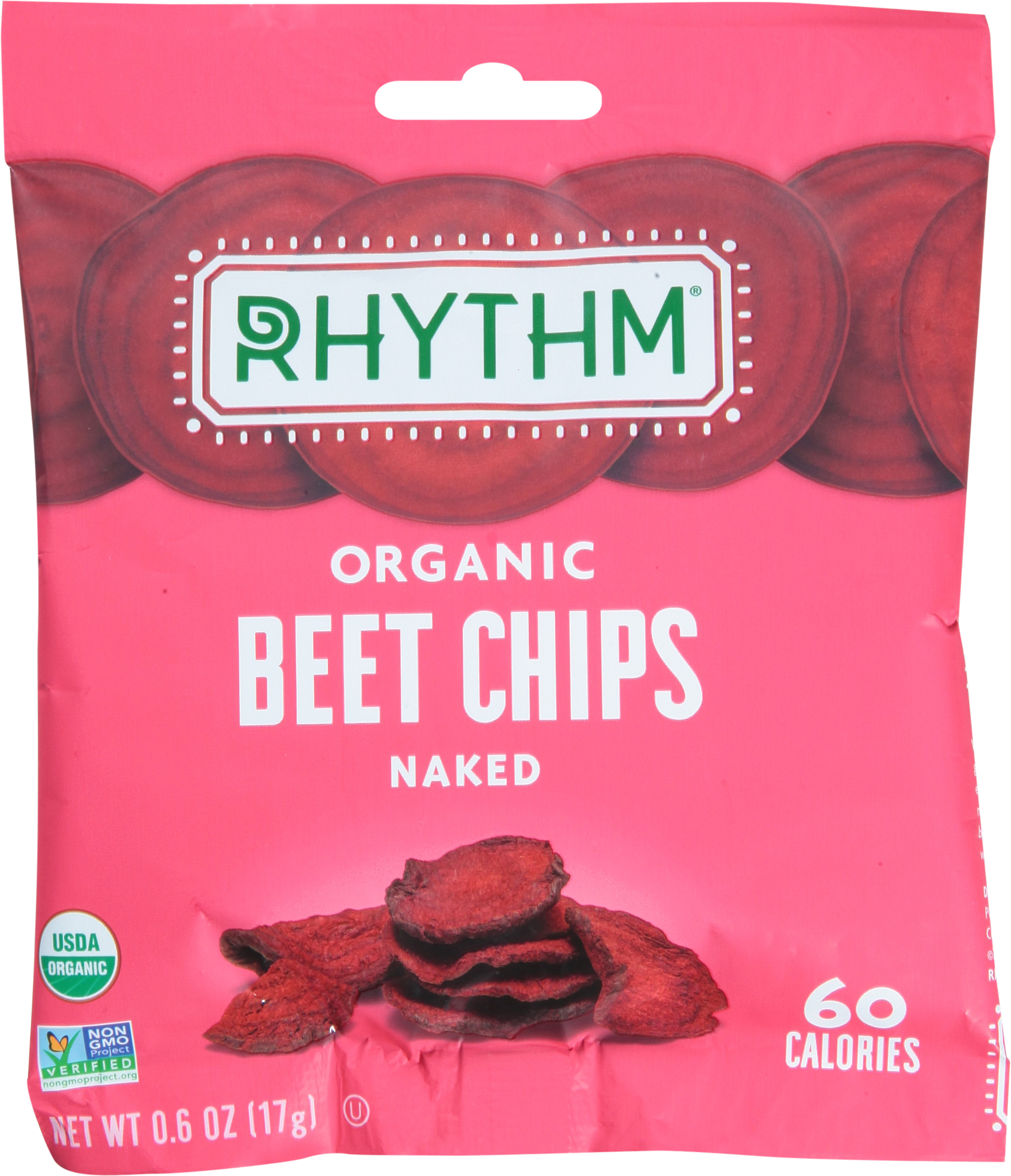 Beet Chips, Organic, Naked