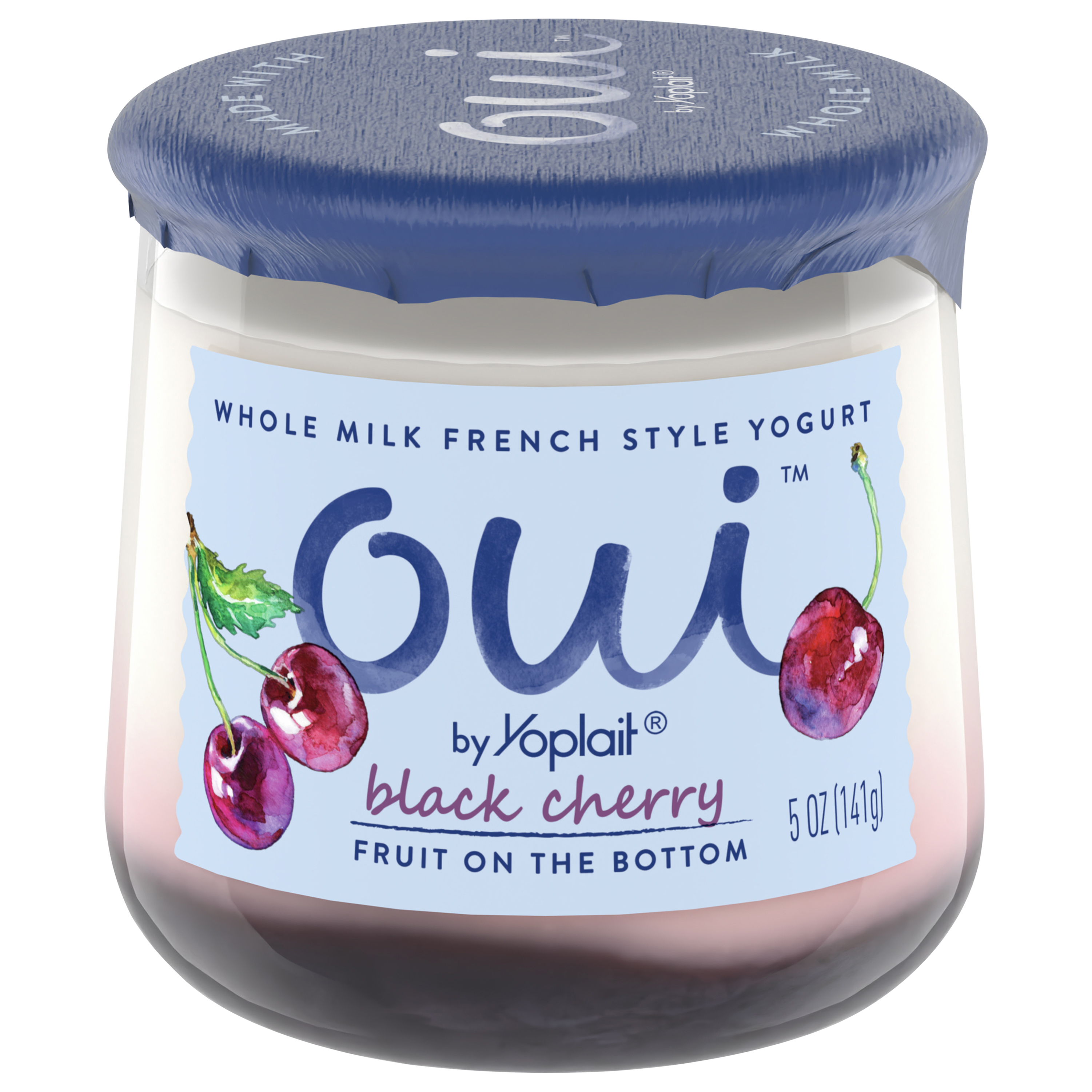 Yogurt, Black Cherry, Fruit on the Bottom