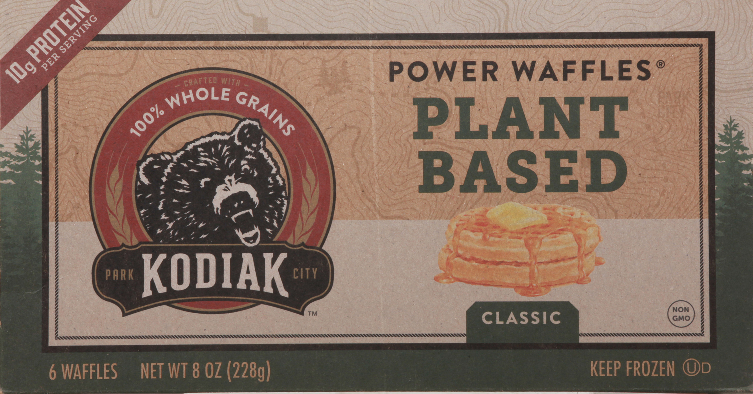 Power Waffles, Plant Based, Classic