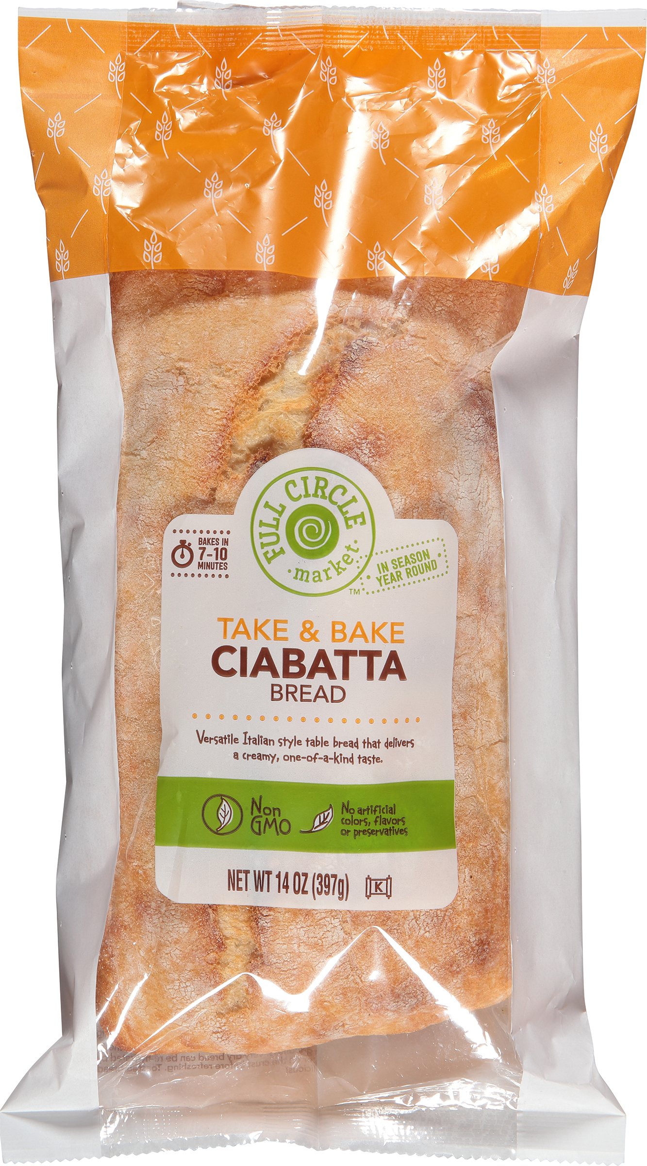 Bread, Ciabatta, Take & Bake