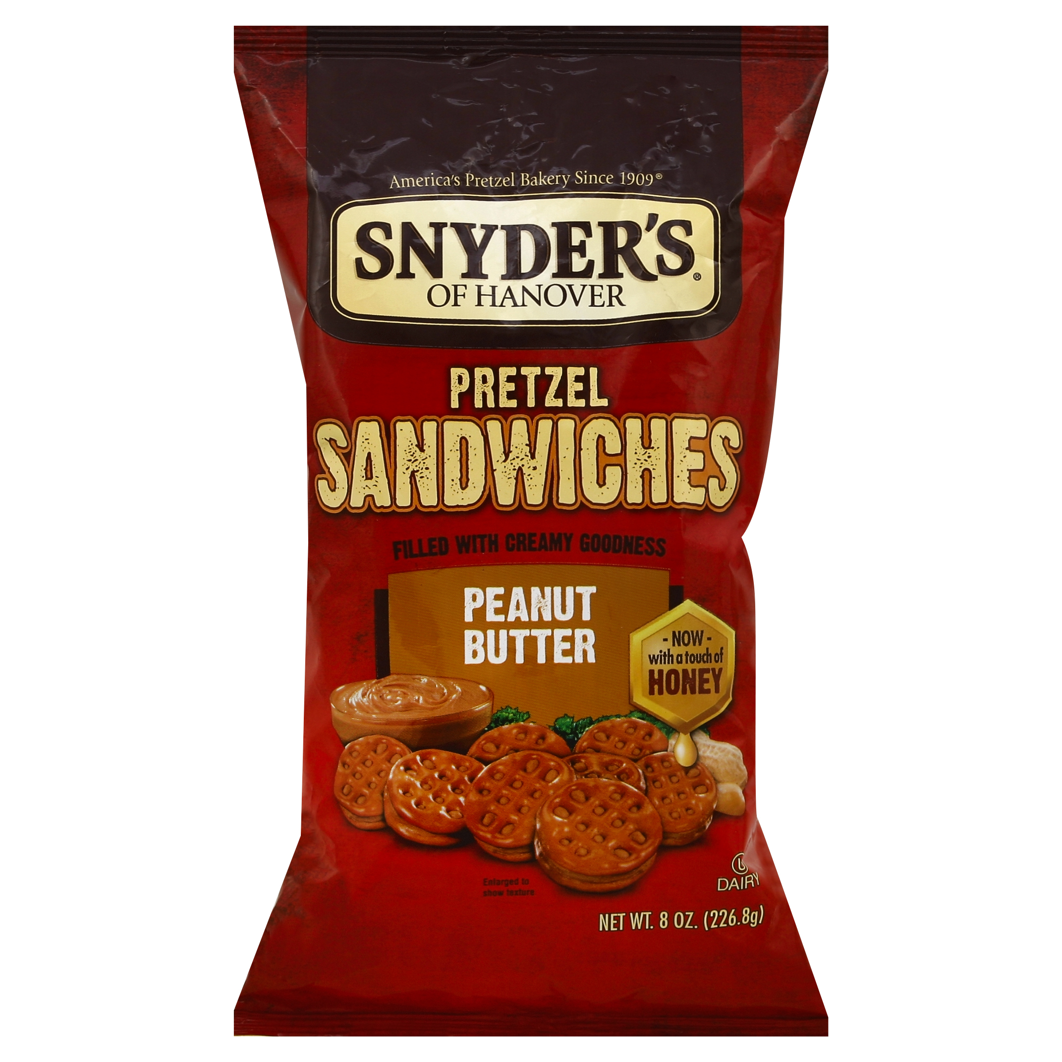 Snyders Pretzel Sandwiches 8 Oz