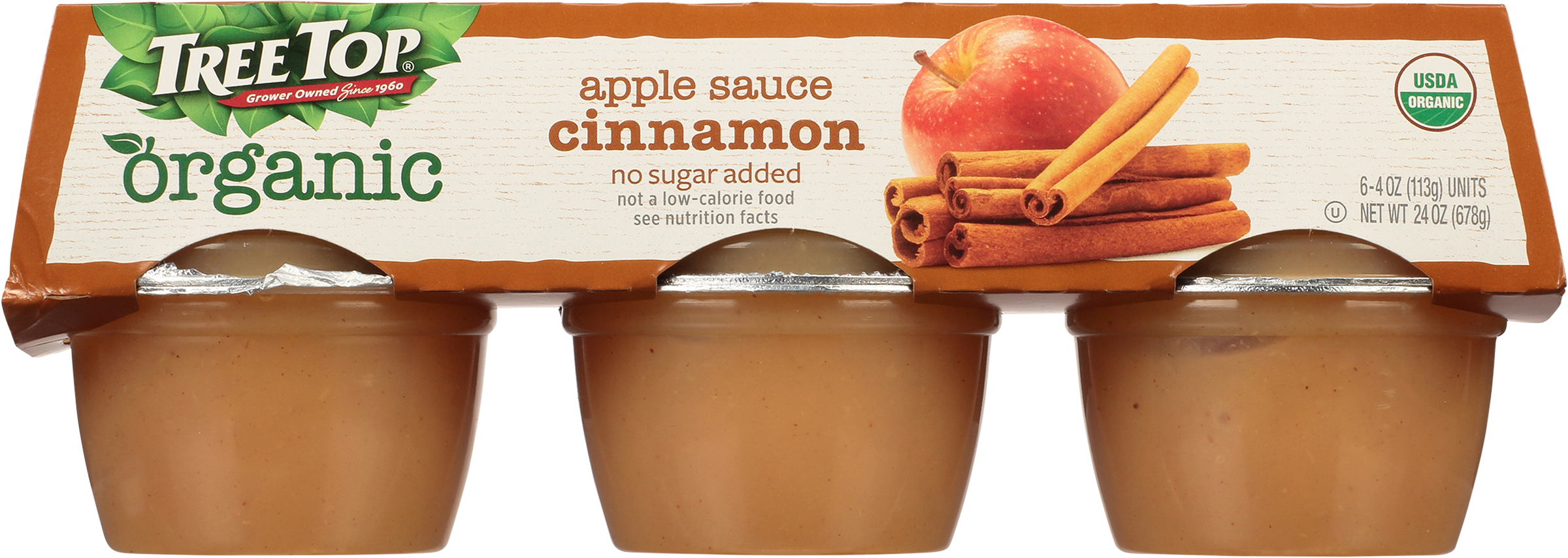 Apple Sauce, Organic, Cinnamon