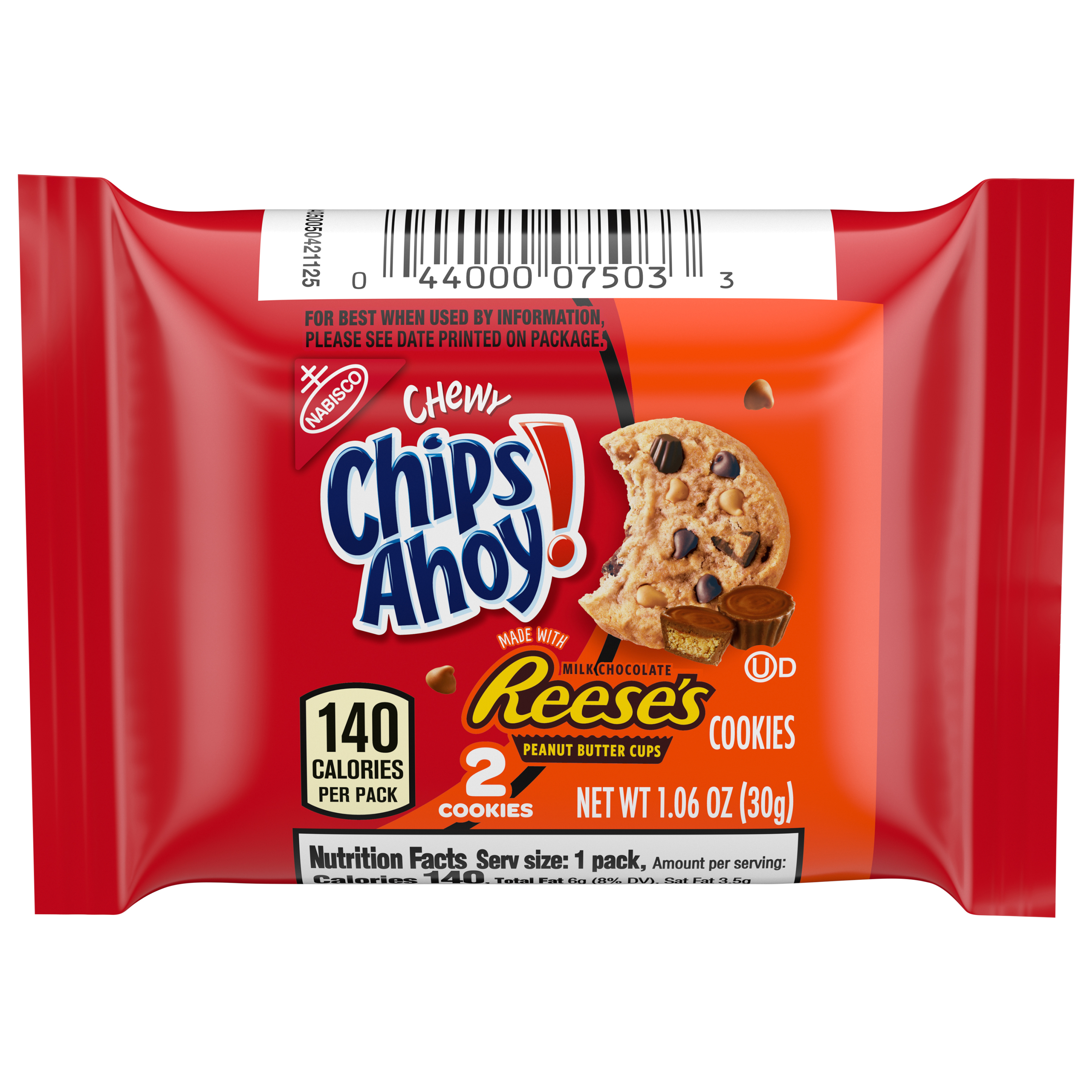 Chips Ahoy! Cookies with Reese's Peanut Butter Cups, Family Size