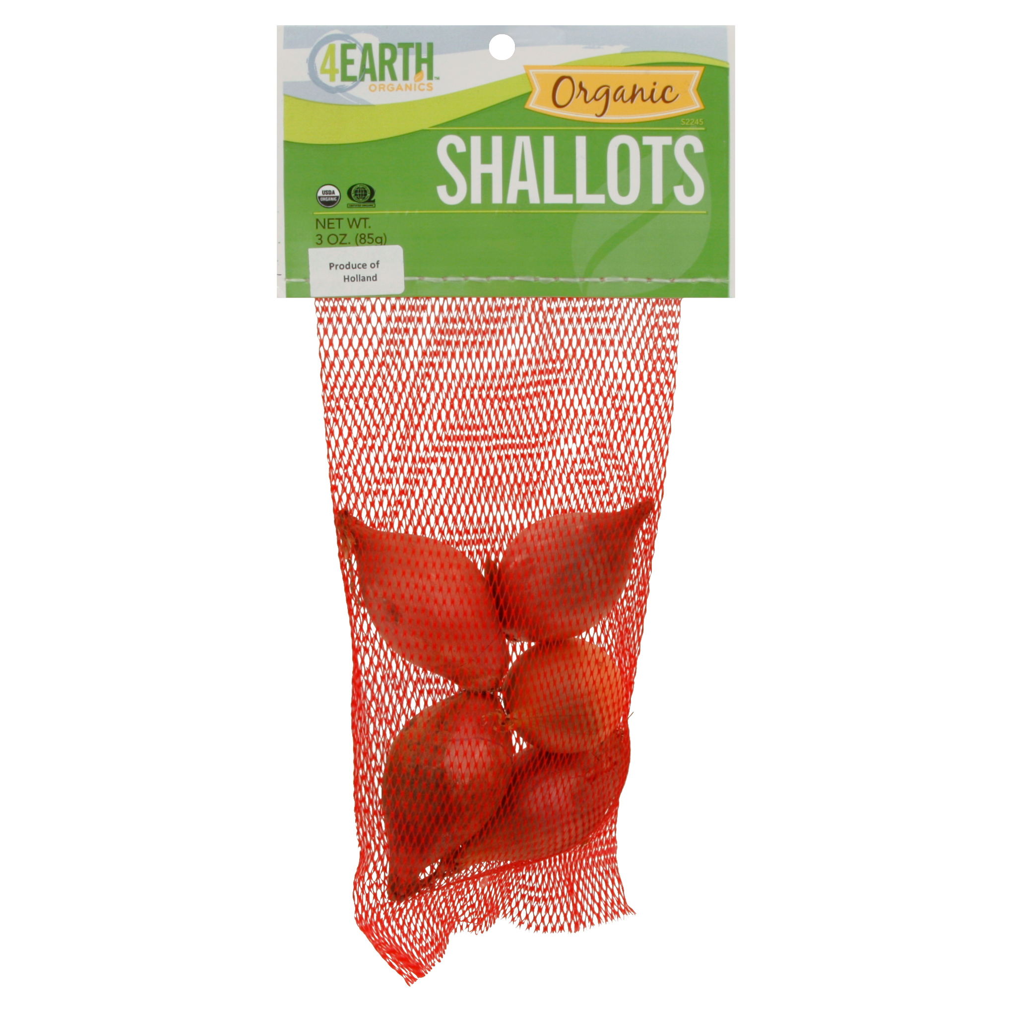 4earth Farms Organic Shallots 3 Oz
