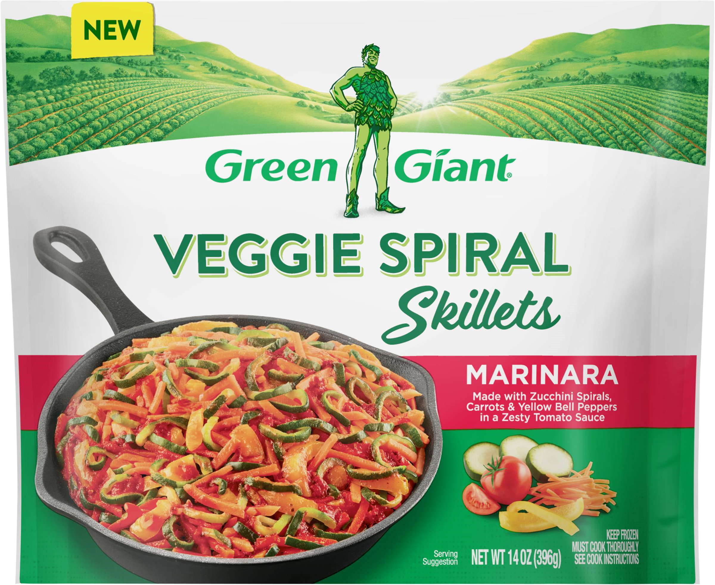Veggie Spiral Skillets, Marinara