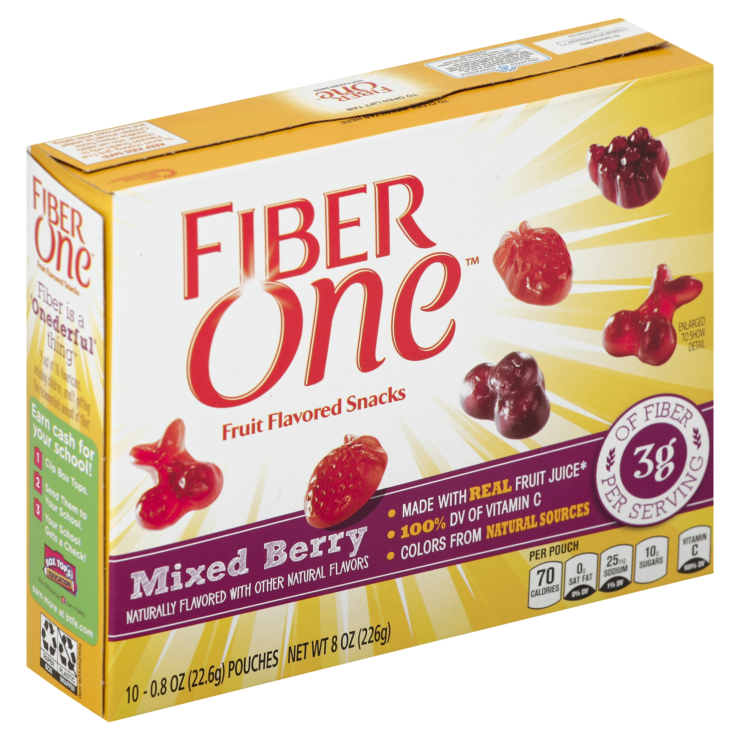 Fiber One Fruit Flavored Snacks 10 Ea