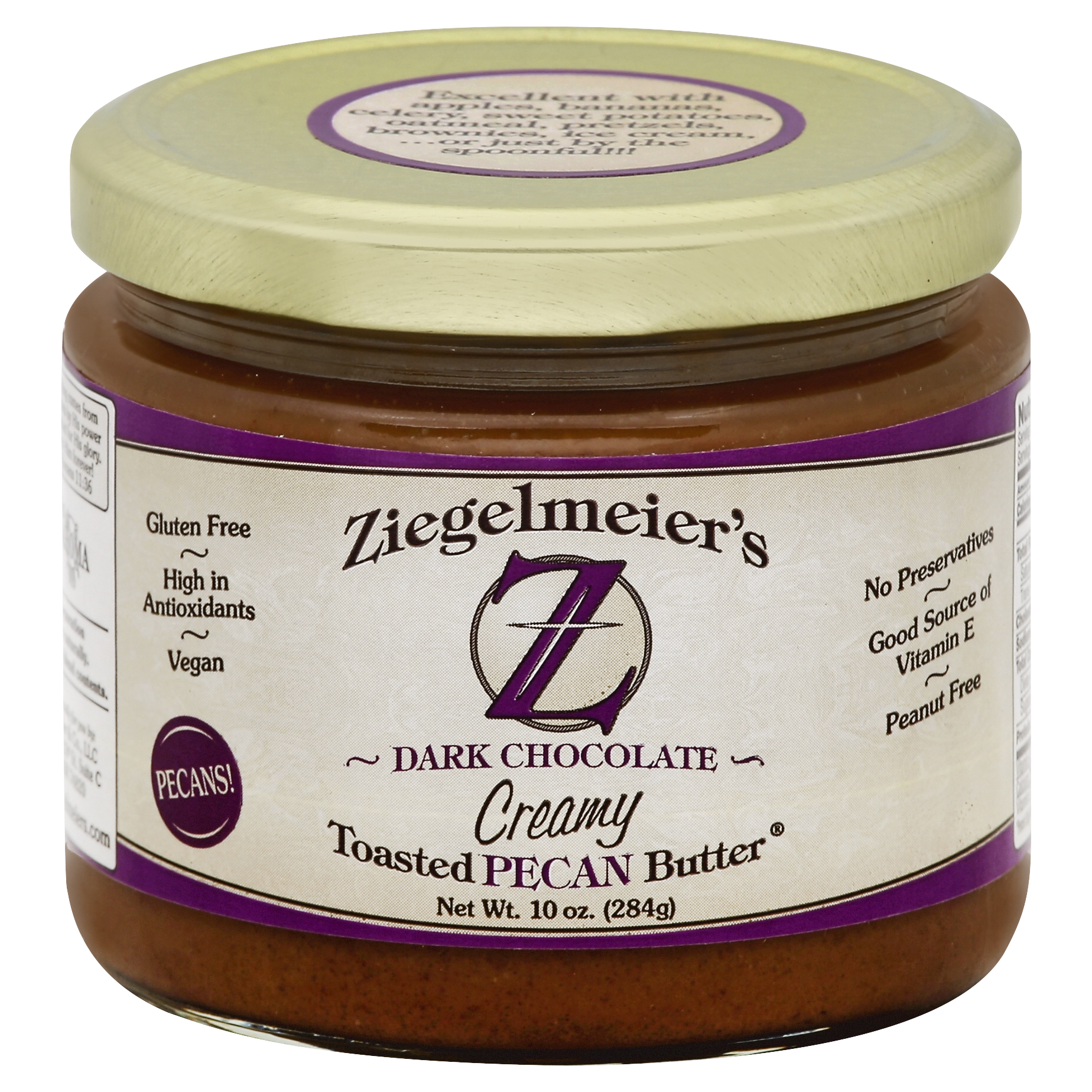 Ziegelmeiers Pecan Butter 10 Oz