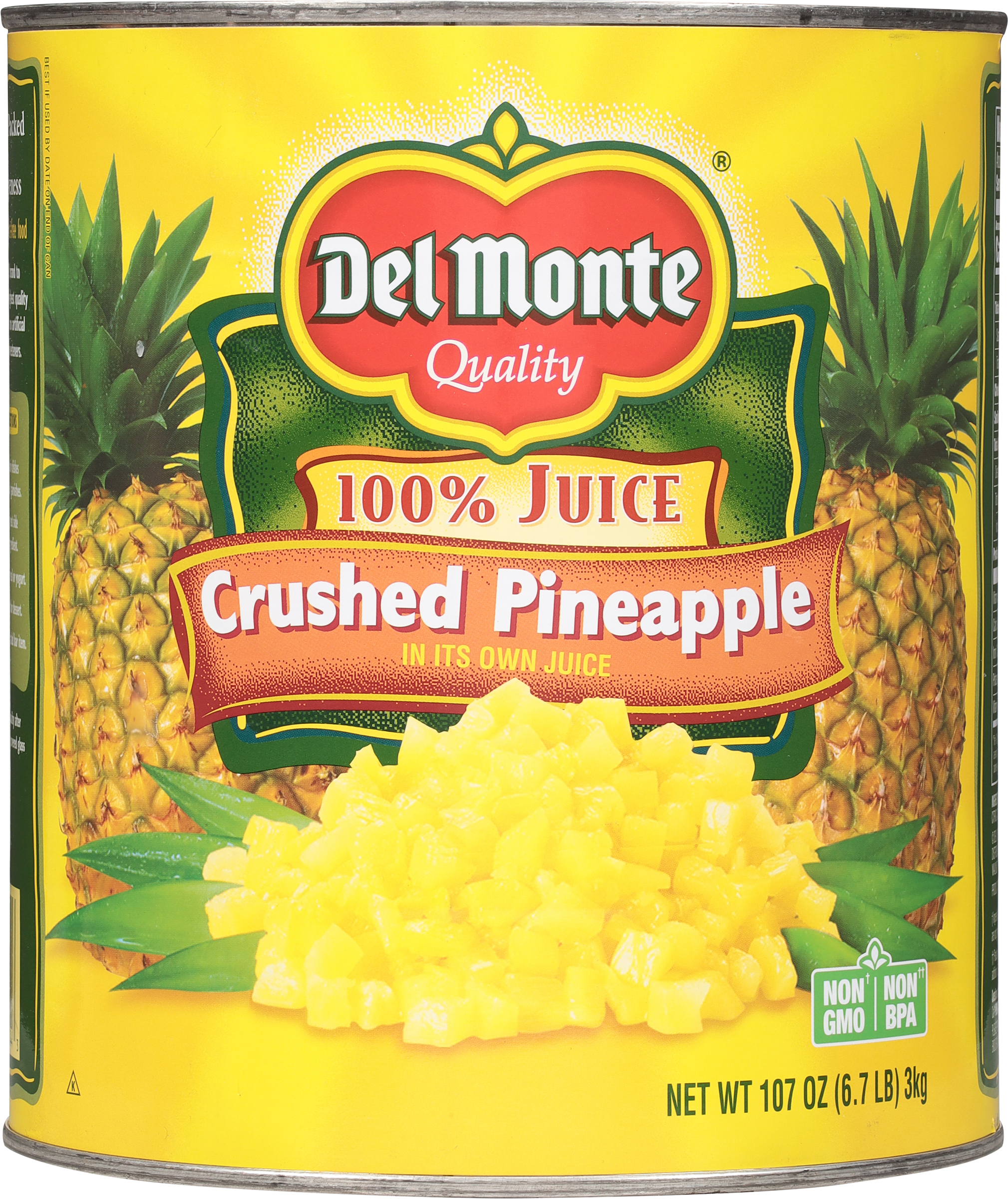 Pineapple, Crushed, 100% Juice