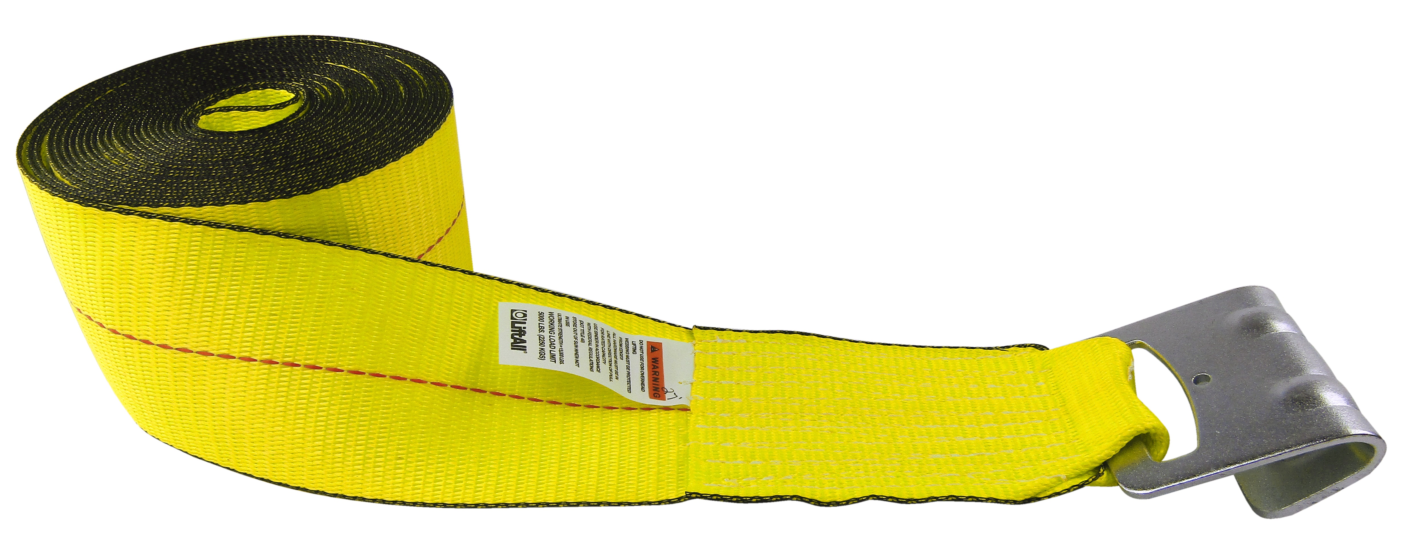 4 inch Winch Straps - 4 x 30' Winch Strap with Flat Hook