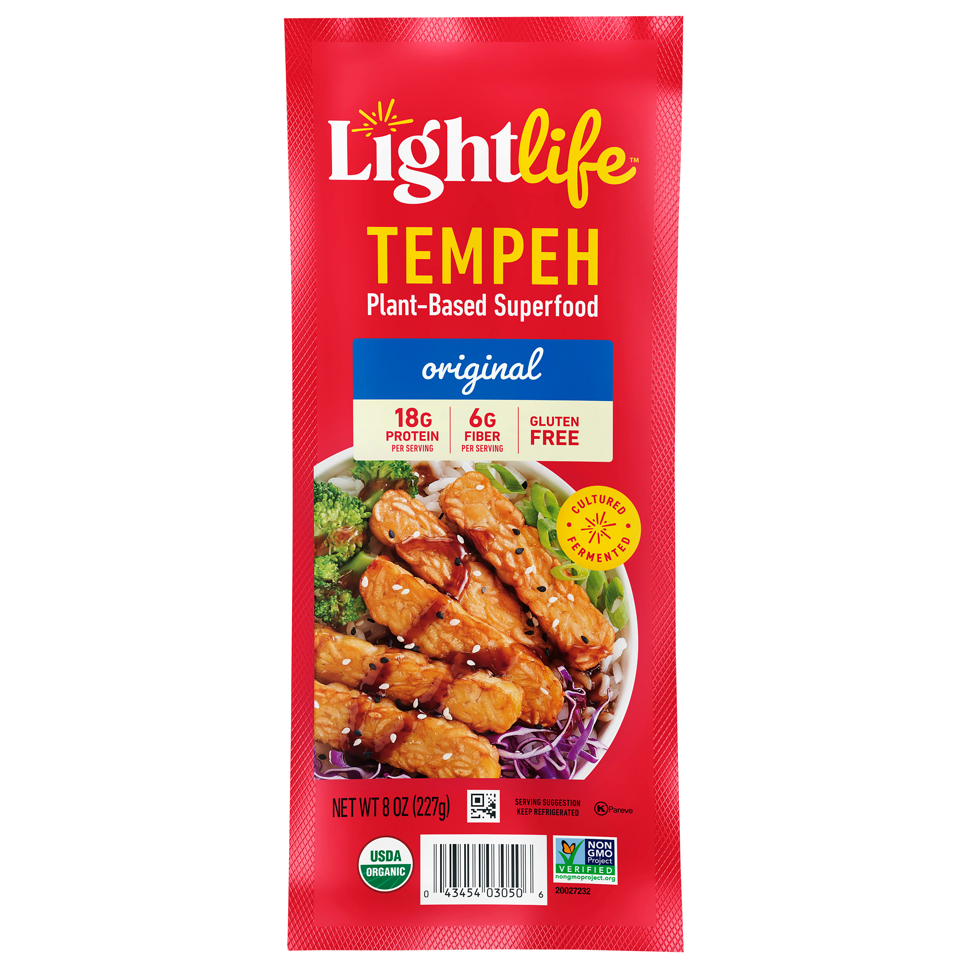 Tempeh, Original, Plant-Based Superfood