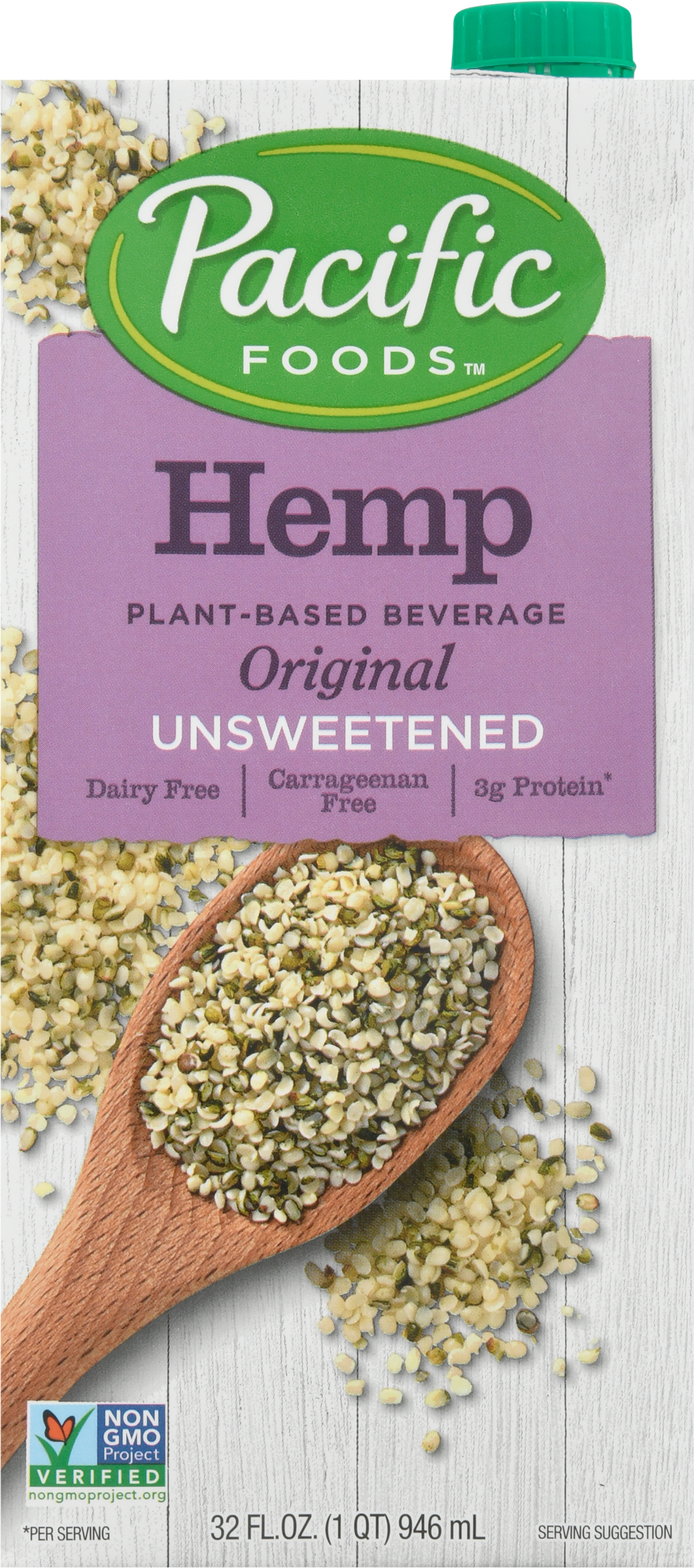 Plant-Based Beverage, Hemp, Original, Unsweetened