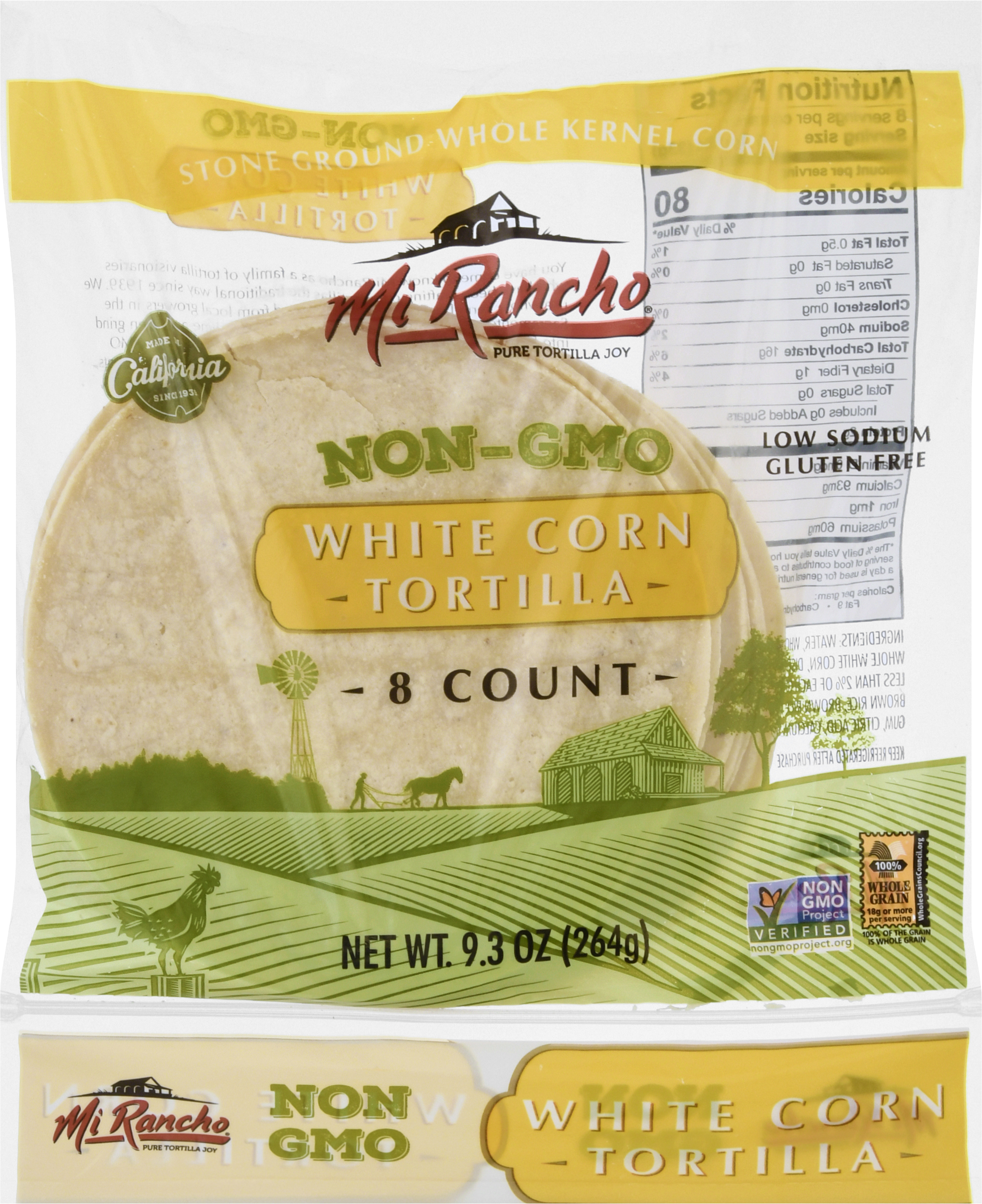 Tortilla, White Corn