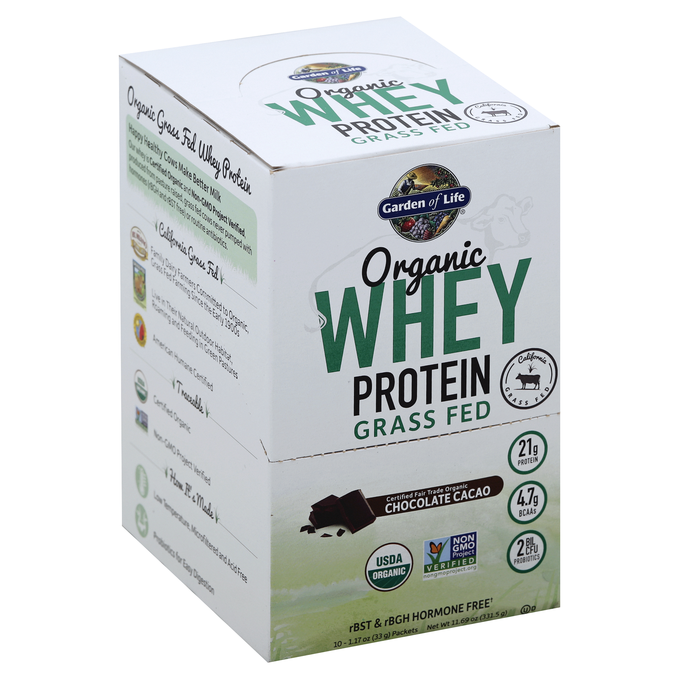 Garden Of Life Whey Protein 10 Ea