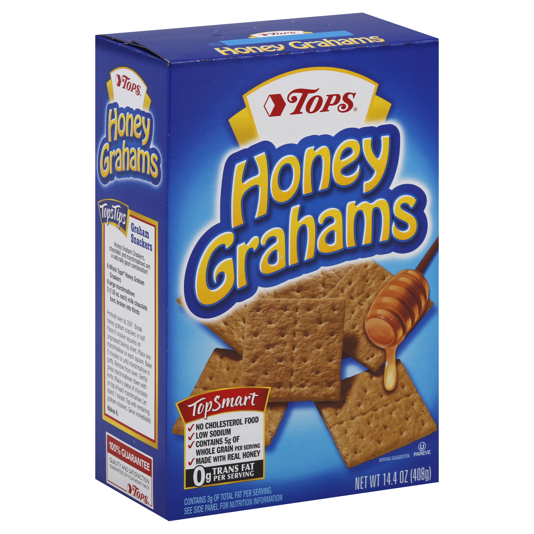 Tops Honey Grahams 14.4 Oz