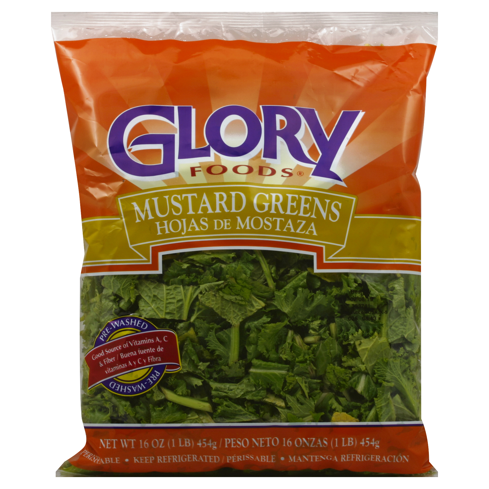 Glory Foods Mustard Greens 16 Oz