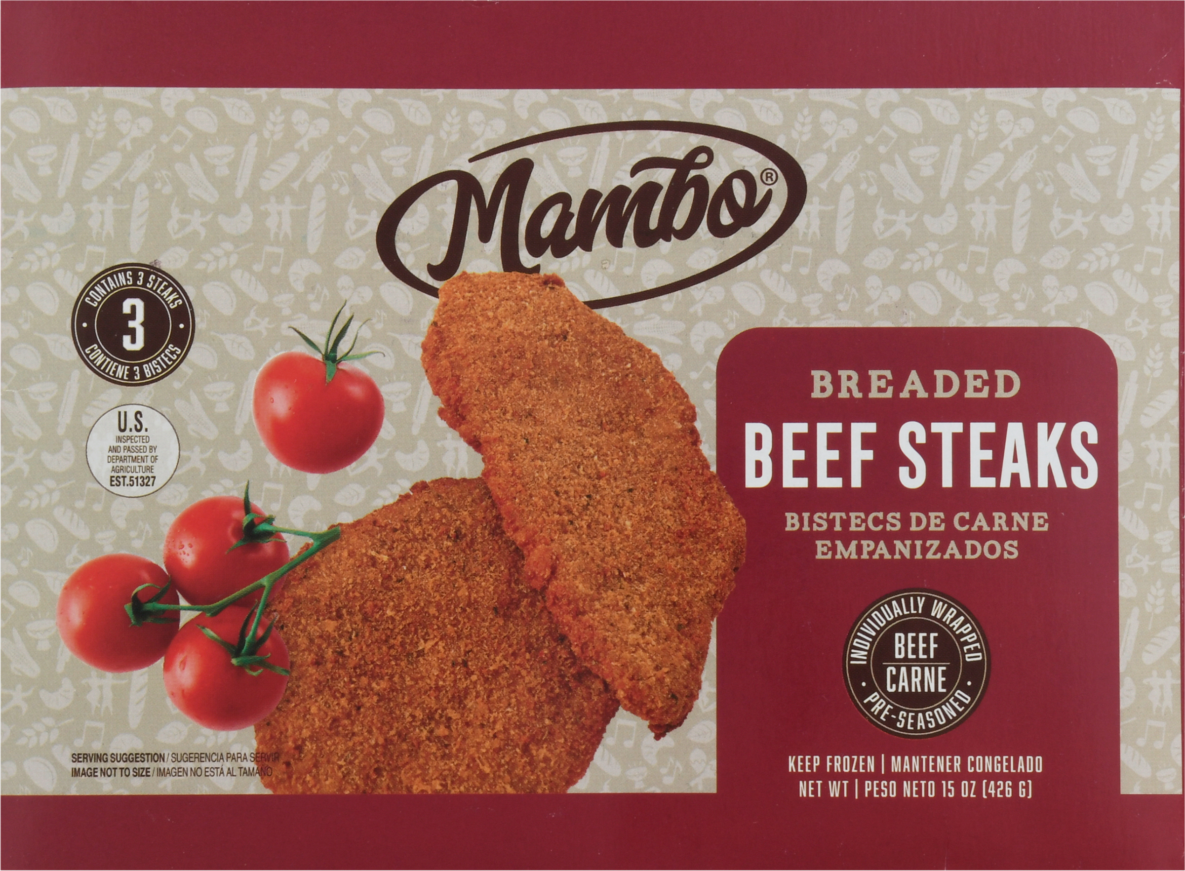Beef Steaks, Breaded