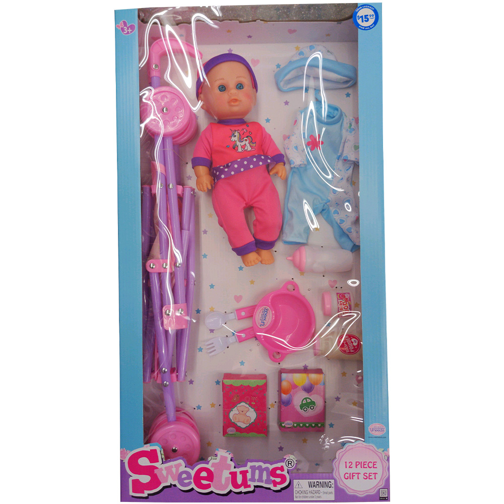 Sweetums 12 Inch Doll With 12 Piece Gift Set