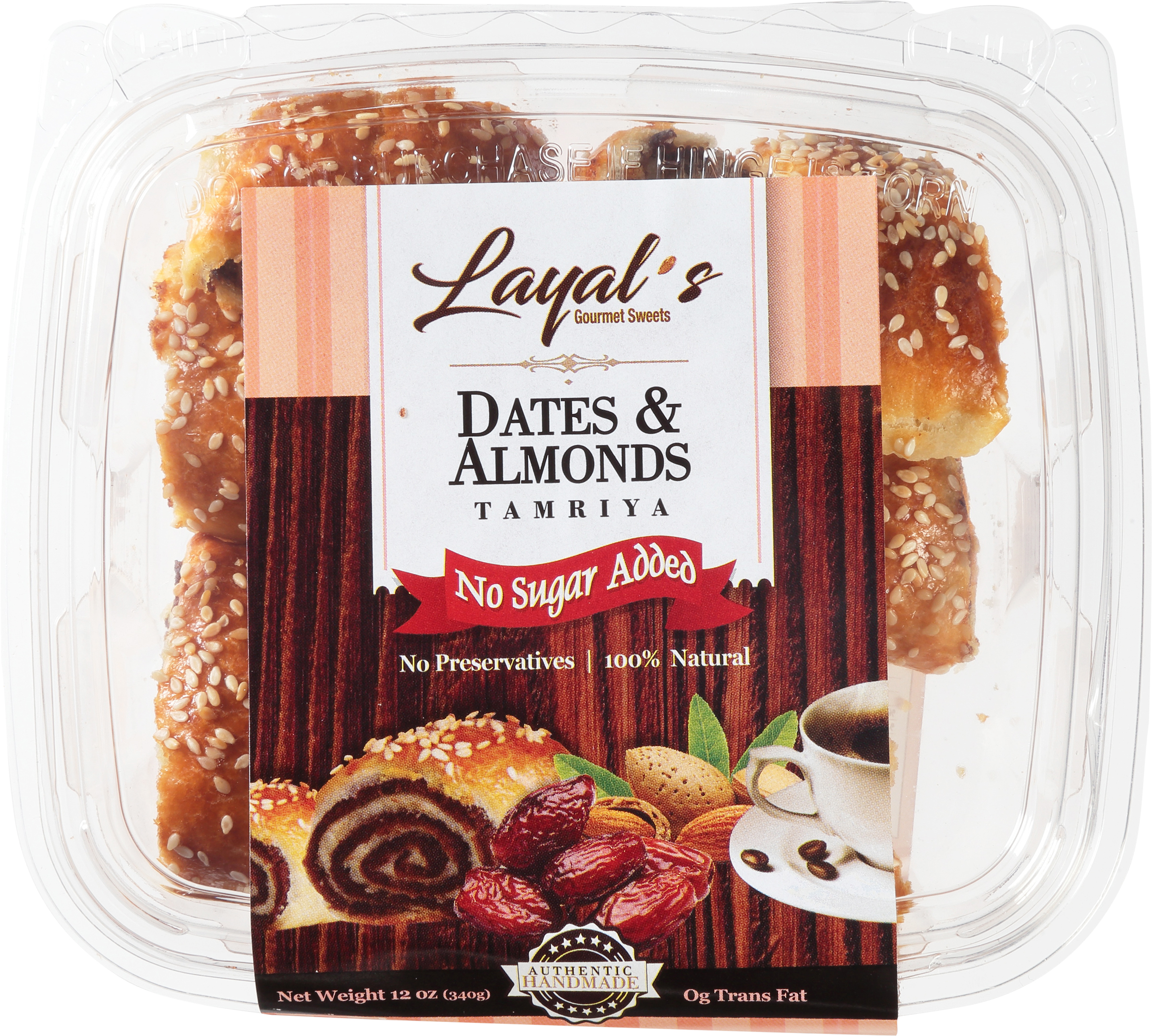 Tamriya, Dates & Almonds, No Sugar Added