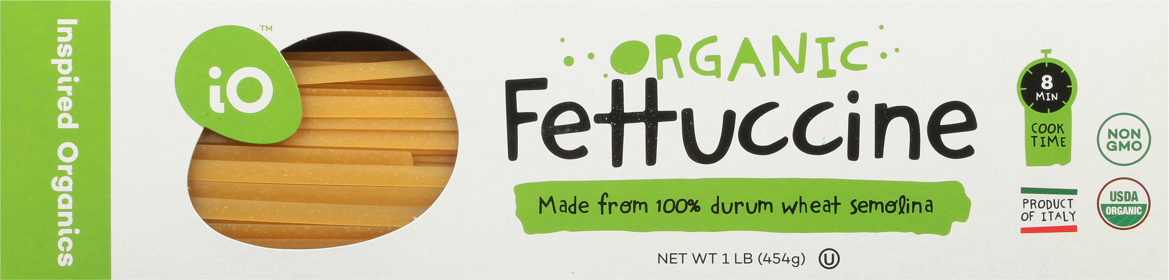 Fettuccine, Organic