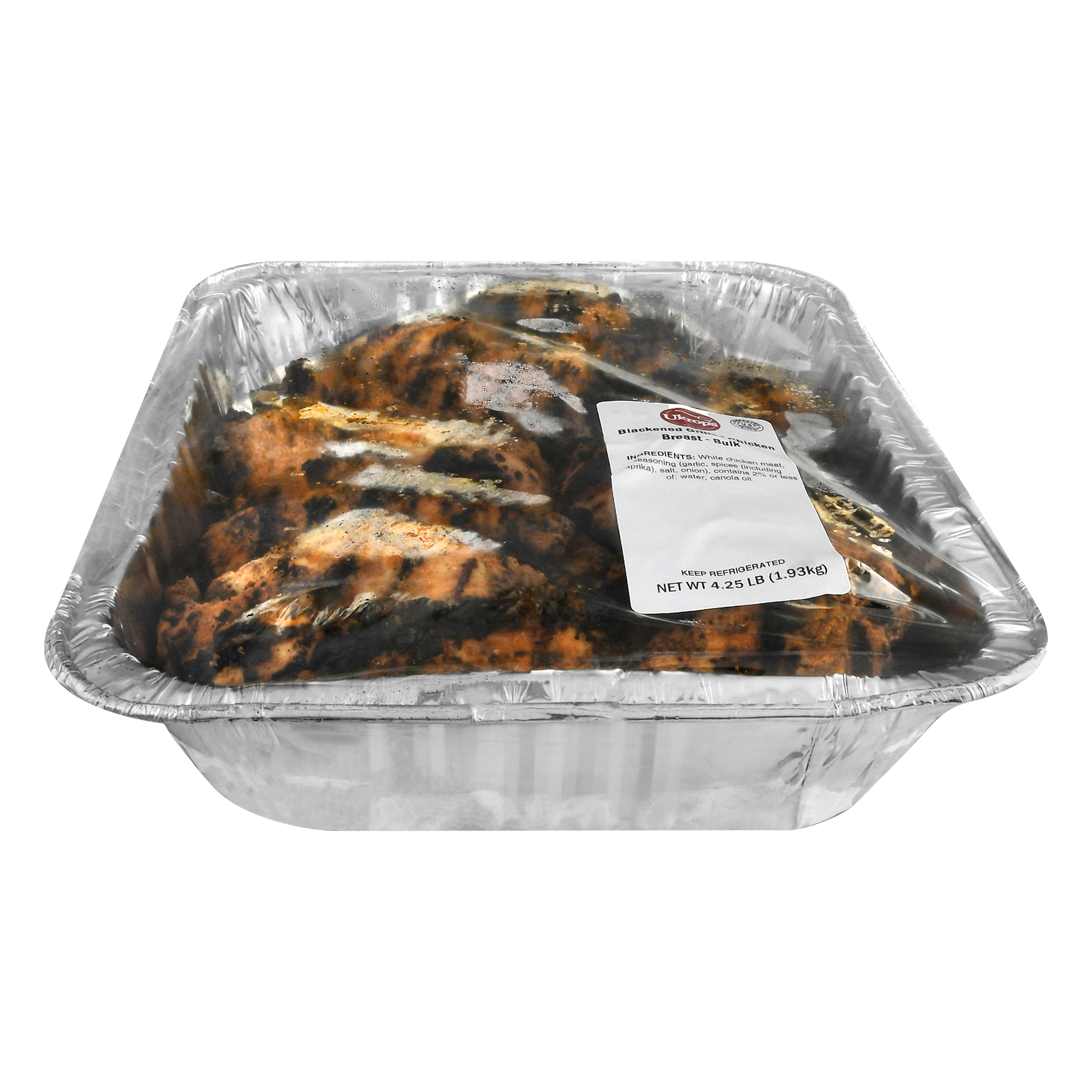 Ukrops Bulk Blackened Grilled Chicken Breast 4.25 Lb