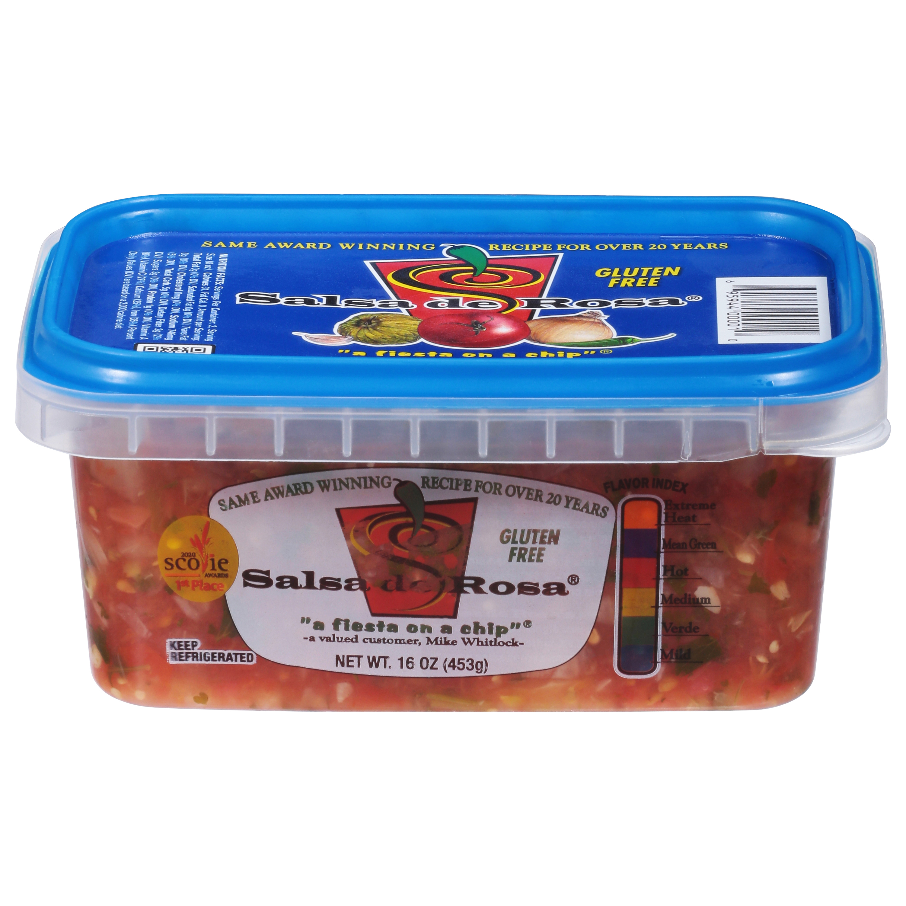 Salsa De Rosa Mild Salsa 16 Oz