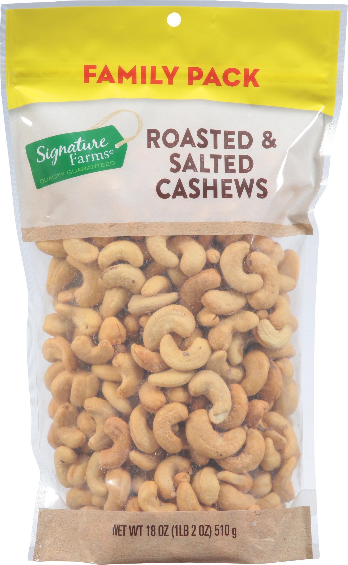 Cashews, Roasted & Salted, Family Pack