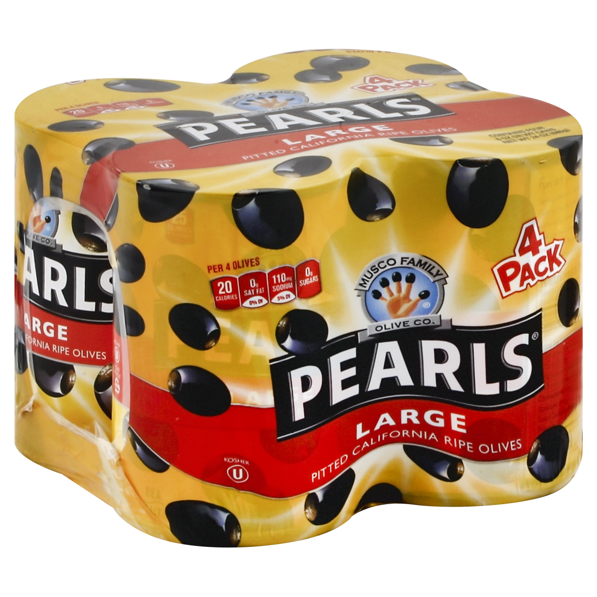 Pearls Olives 4 Ea
