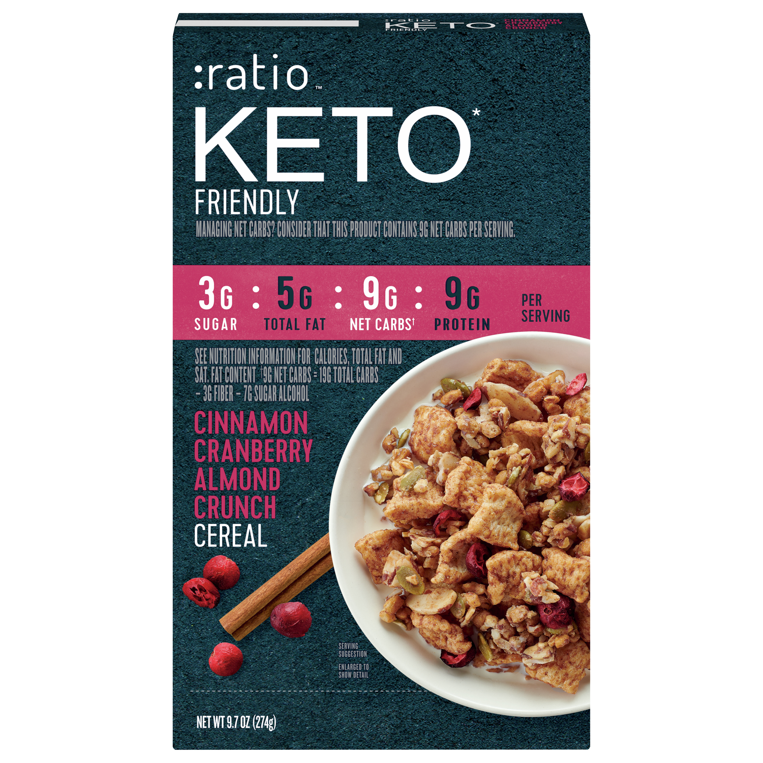 Cereal, Cinnamon Cranberry Almond Crunch