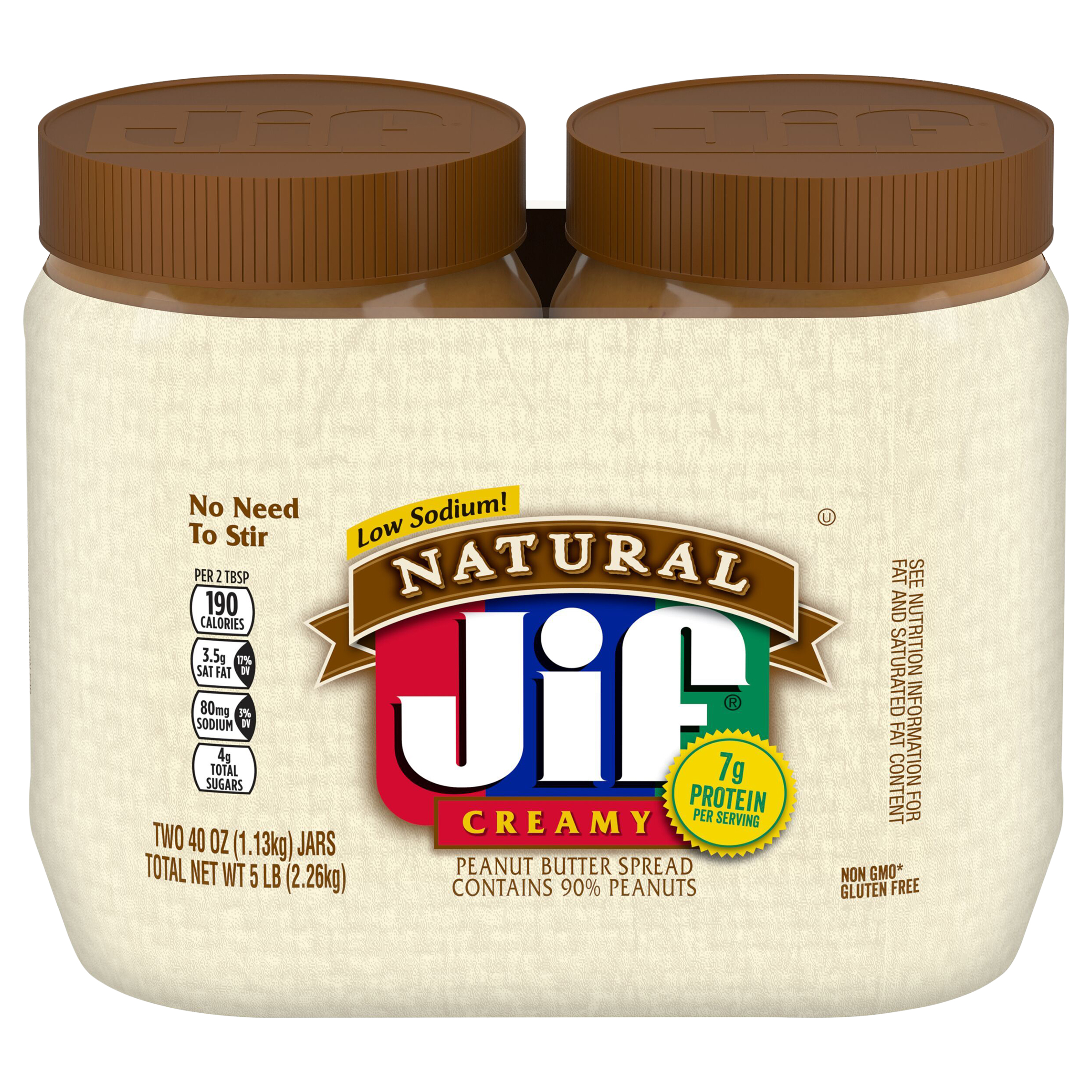 Peanut Butter Spread, Low Sodium, Natural, Creamy