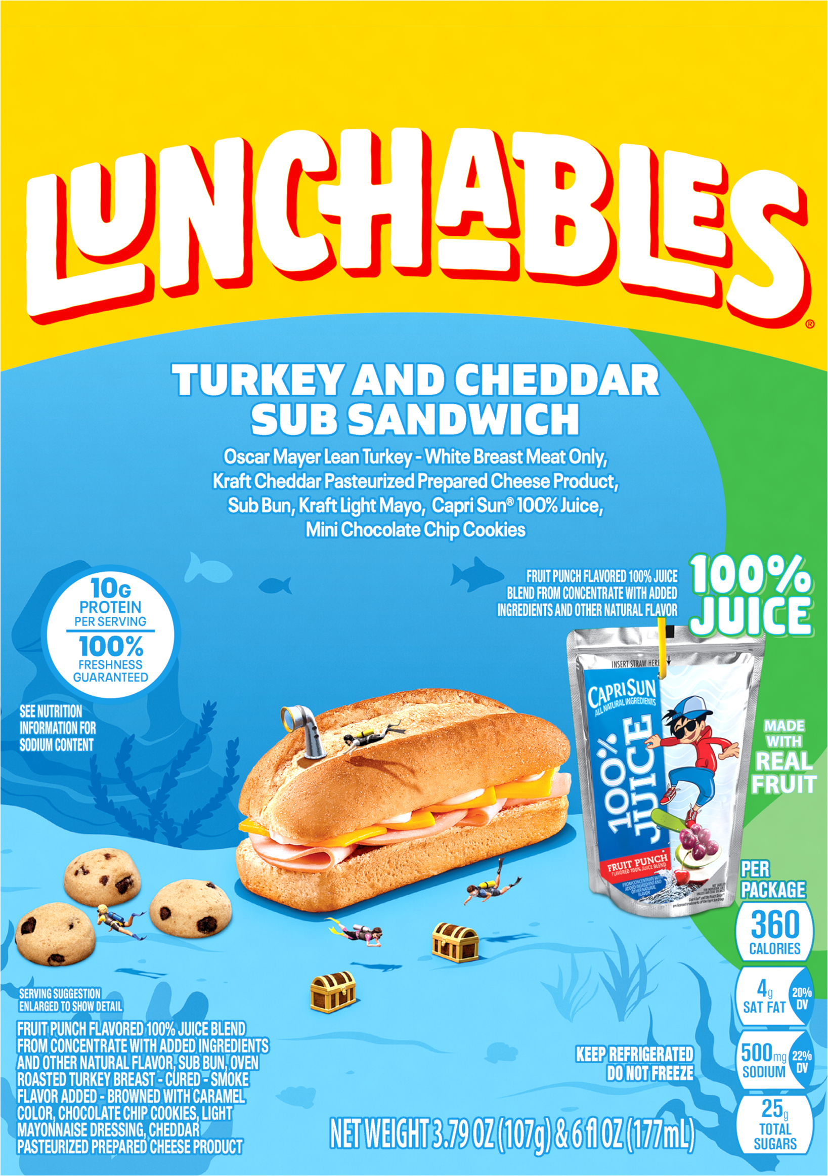 Sub Sandwich, Turkey and Cheddar