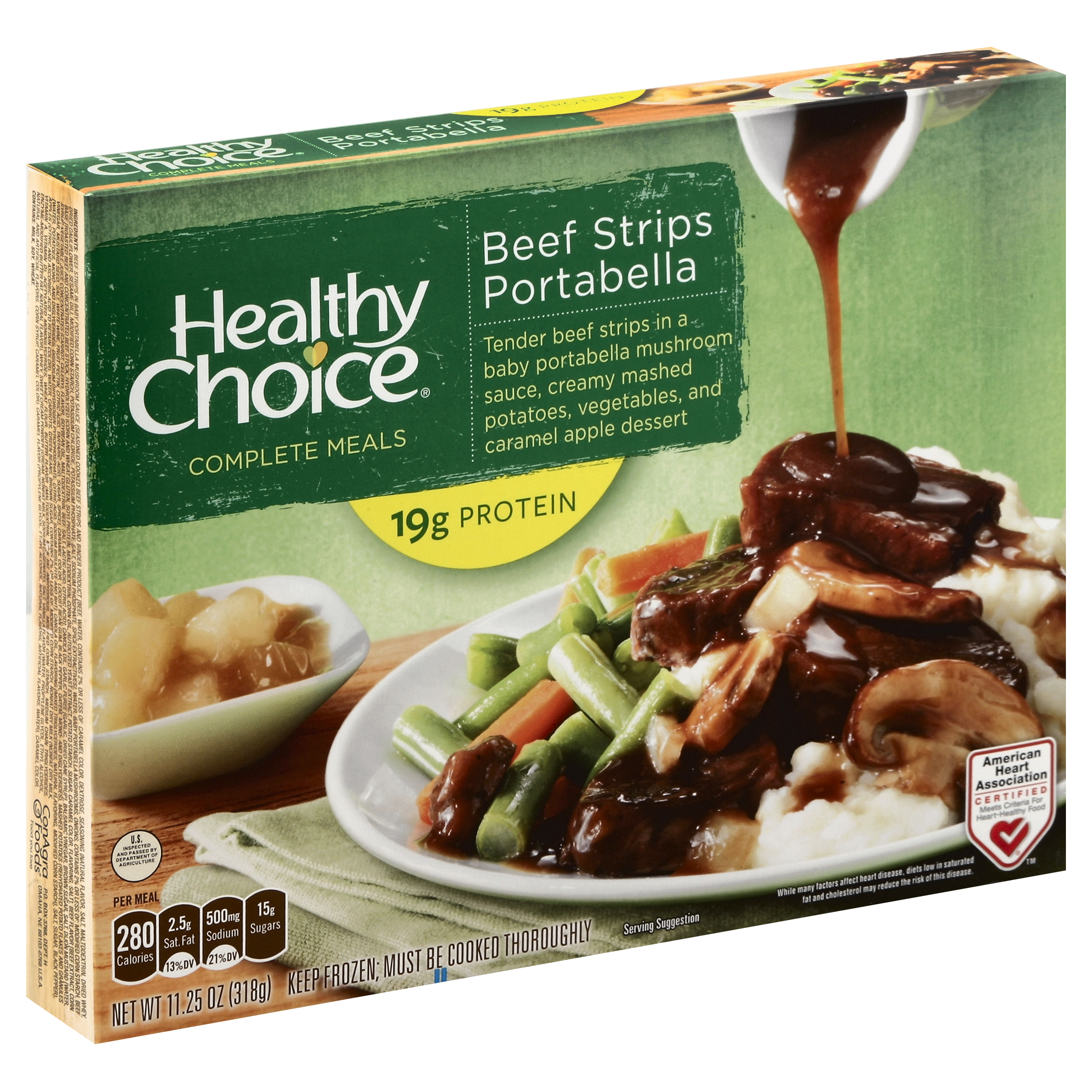 Healthy Choice Beef Strips Portabella 11.25 Oz