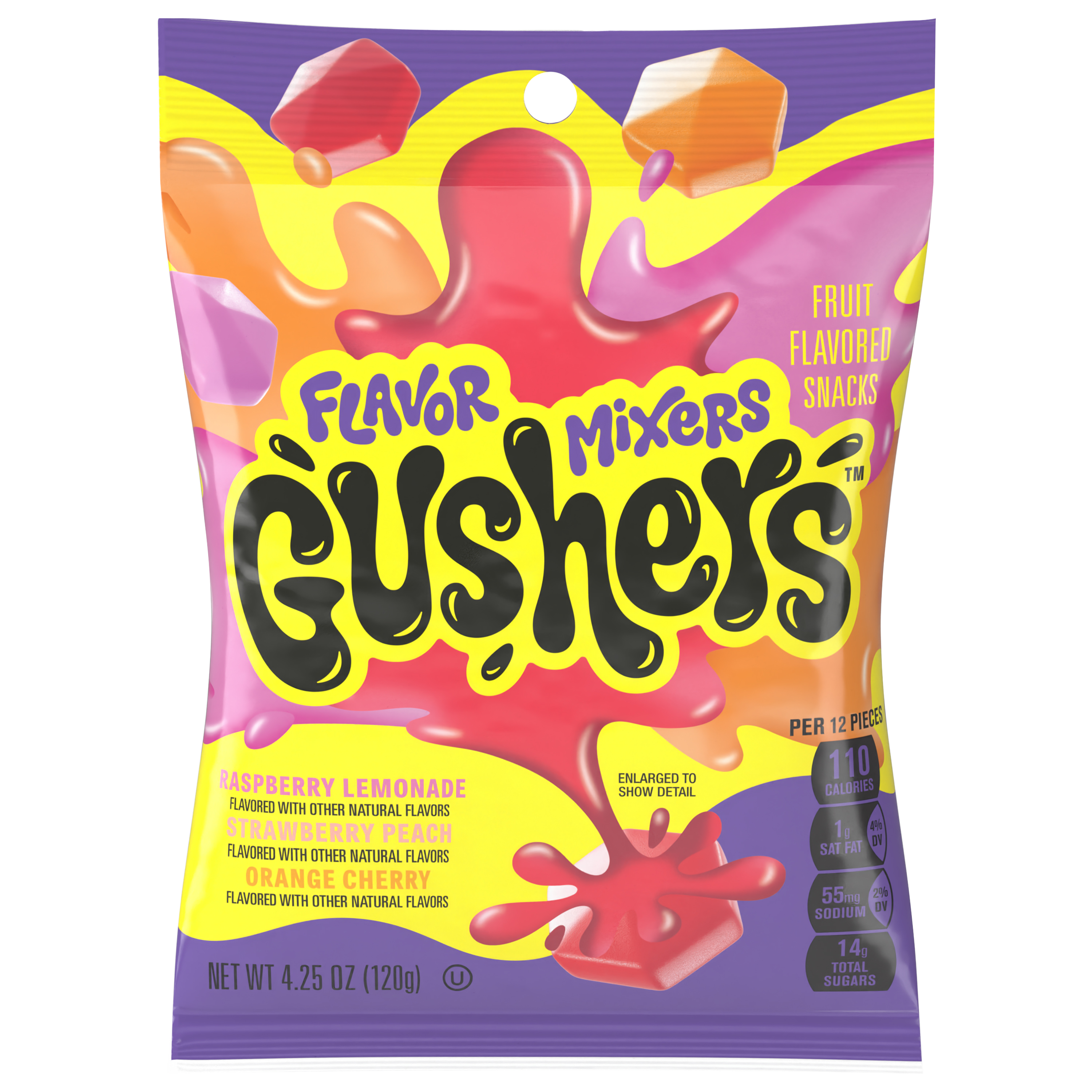 Fruit Flavored Snacks, Raspberry Lemonade, Strawberry Peach, Orange Cherry, Flav