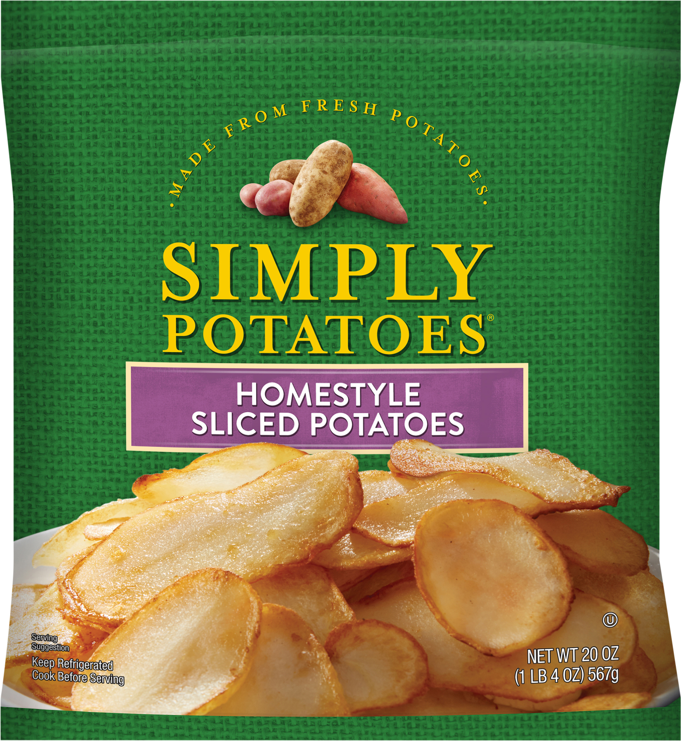 Sliced Potatoes, Homestyle