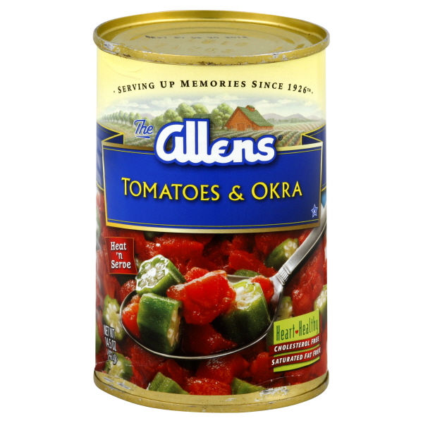 Allens Tomatoes & Okra 14.5 Oz