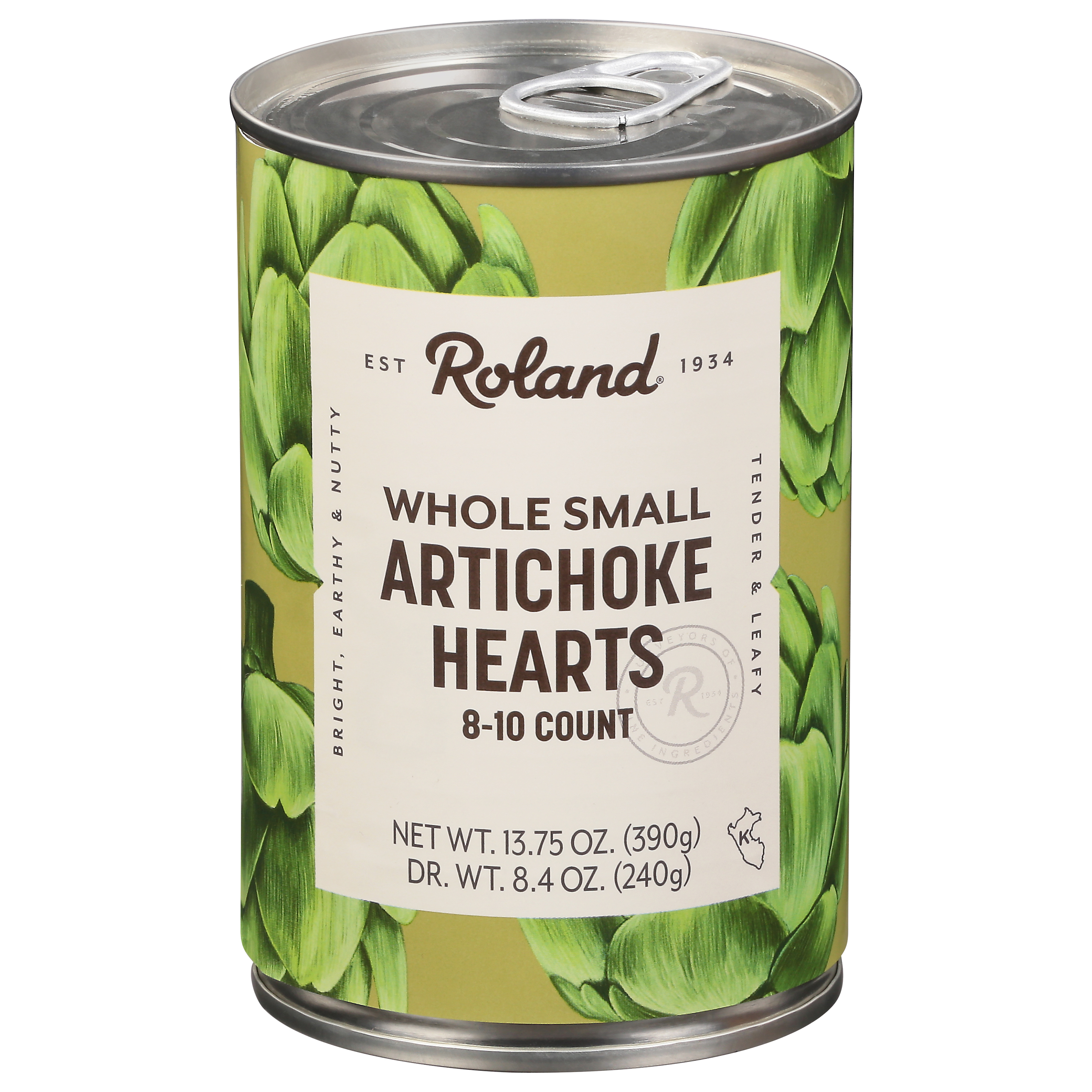 Roland Whole Artichoke Hearts Small 13.75 Oz