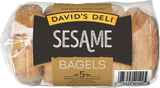 Bagels, Sesame, Presliced image