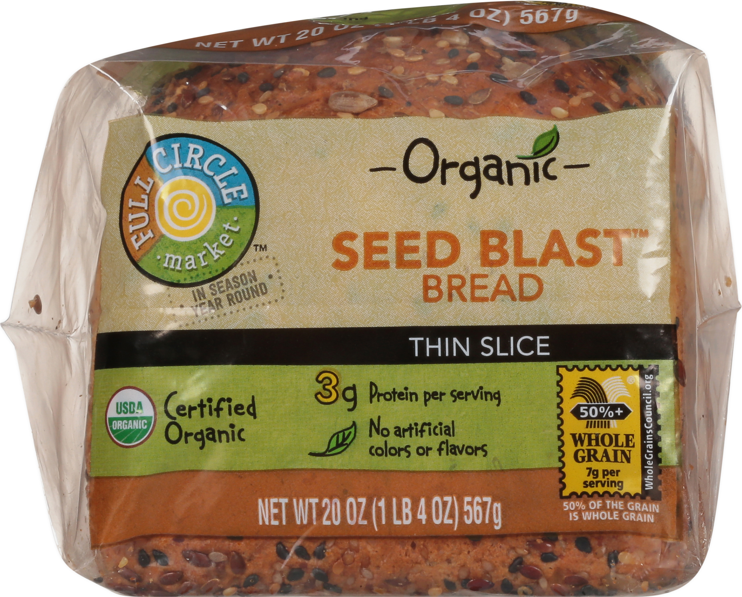 Bread, Seed Blast, Thin Slice
