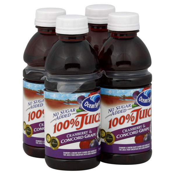 Ocean Spray 100% Juice 4 Ea